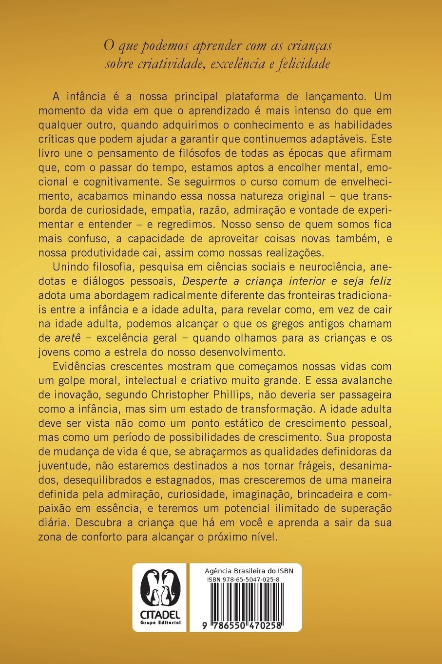 Rückseitencover Desperte a criança interior e seja feliz