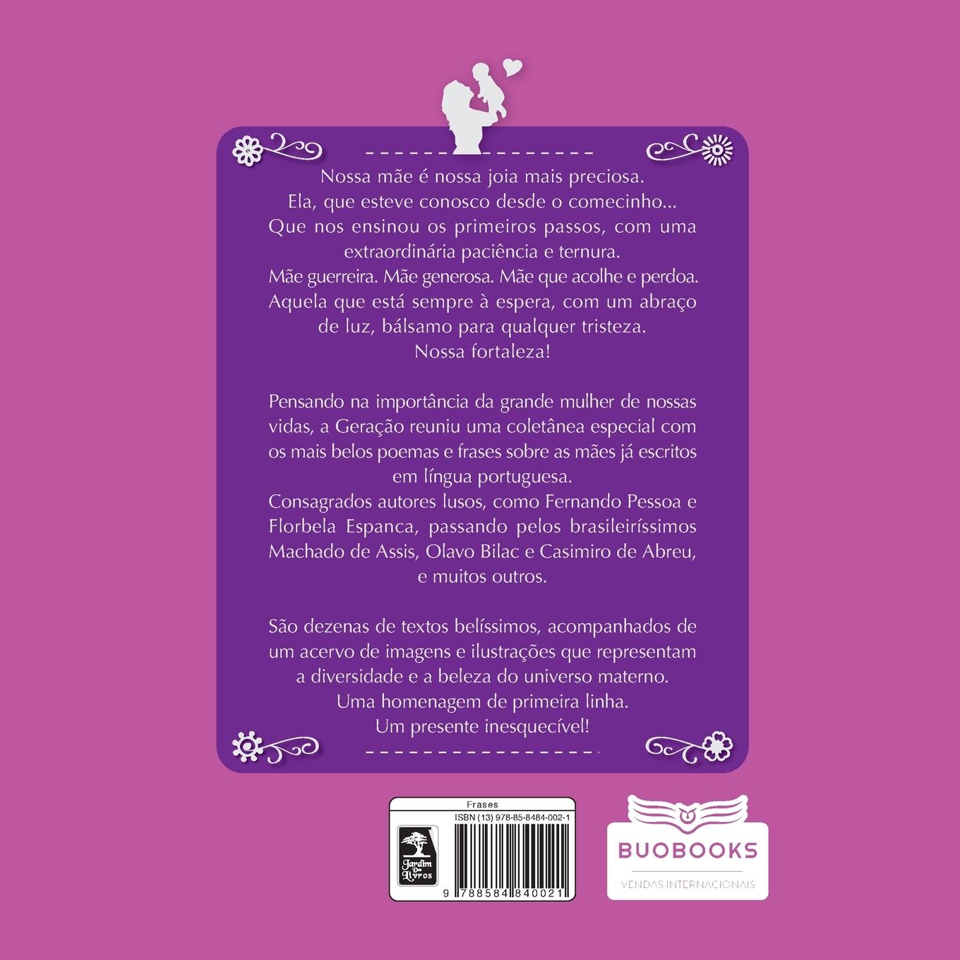 Rückseitencover Mãe, o maior presente da nossa vida