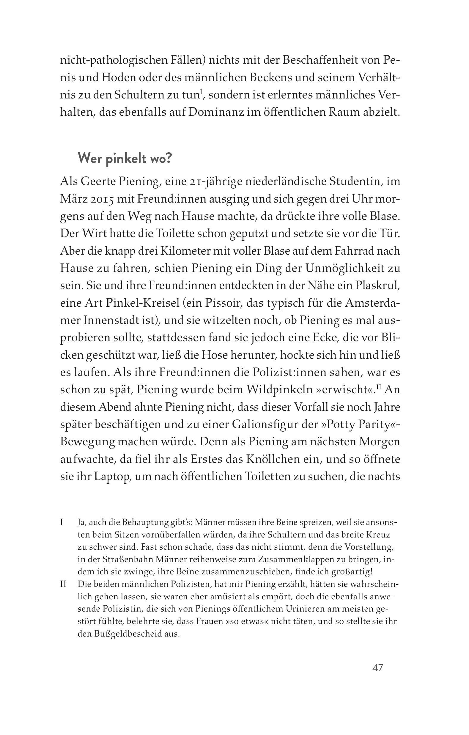 Beispielinhalt (Bild) Das Patriarchat der Dinge