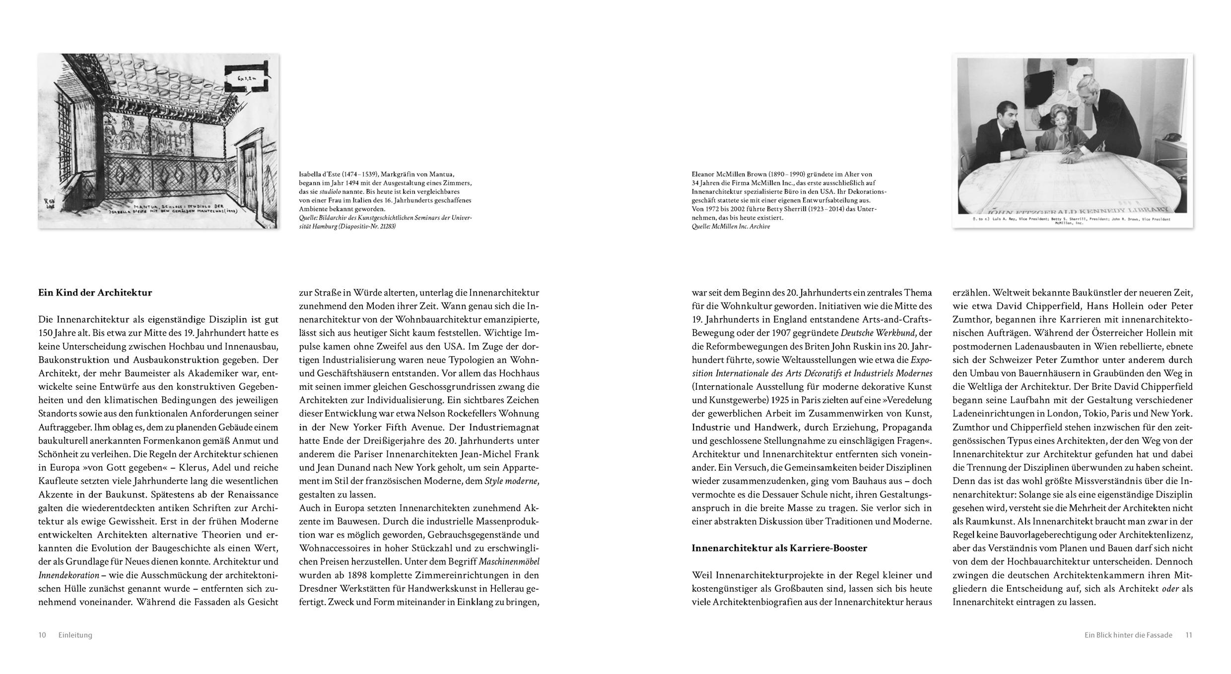 Beispielinhalt (Bild) Geschichte der Innenarchitektur