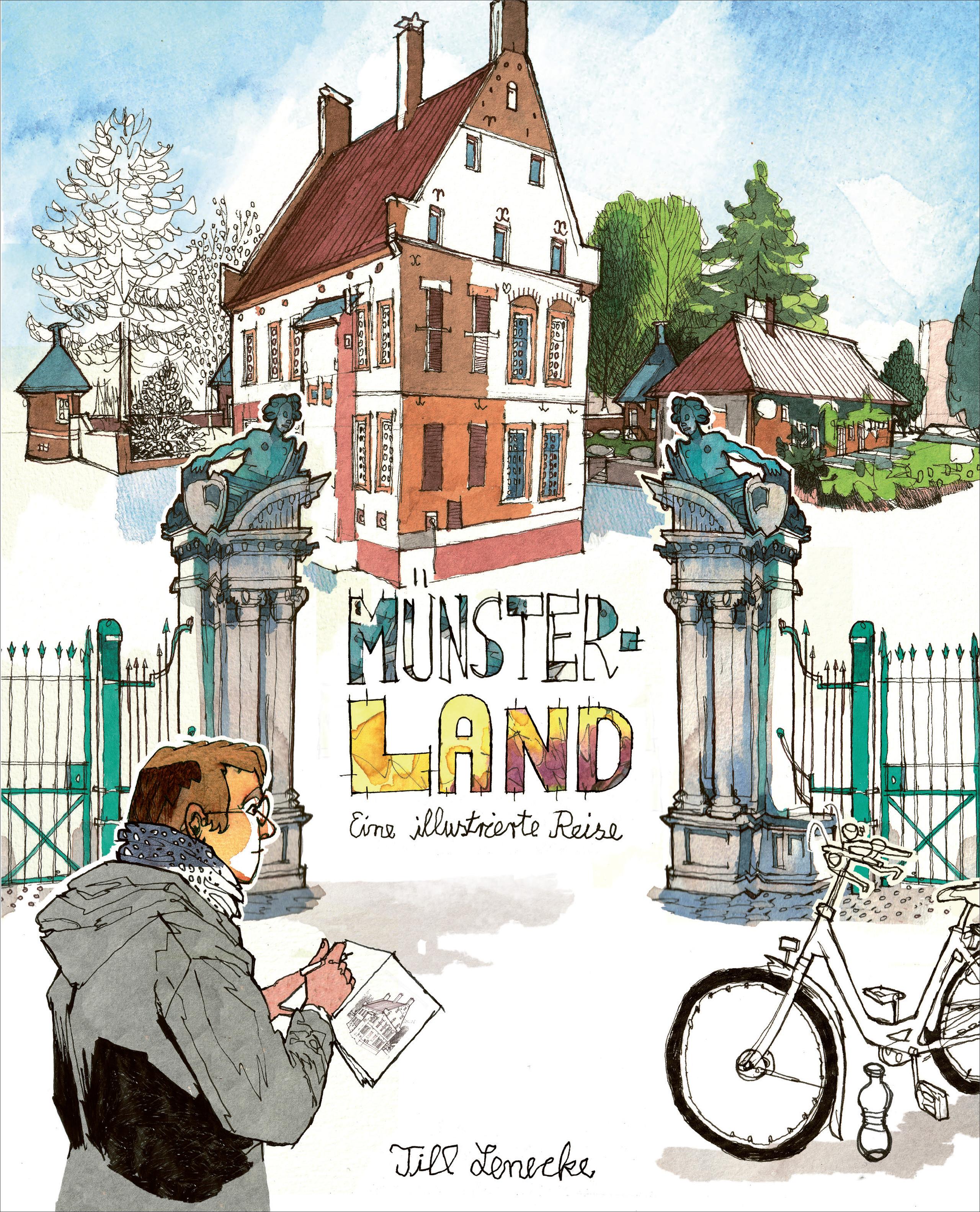 Vorderes Coverbild Münsterland - Eine illustrierte Reise