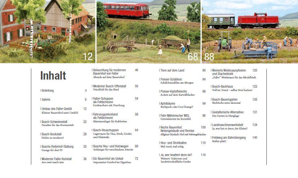 Beispielinhalt (Bild) Modellbahnbau in Perfektion: Landwirtschaft und Bauernhöfe