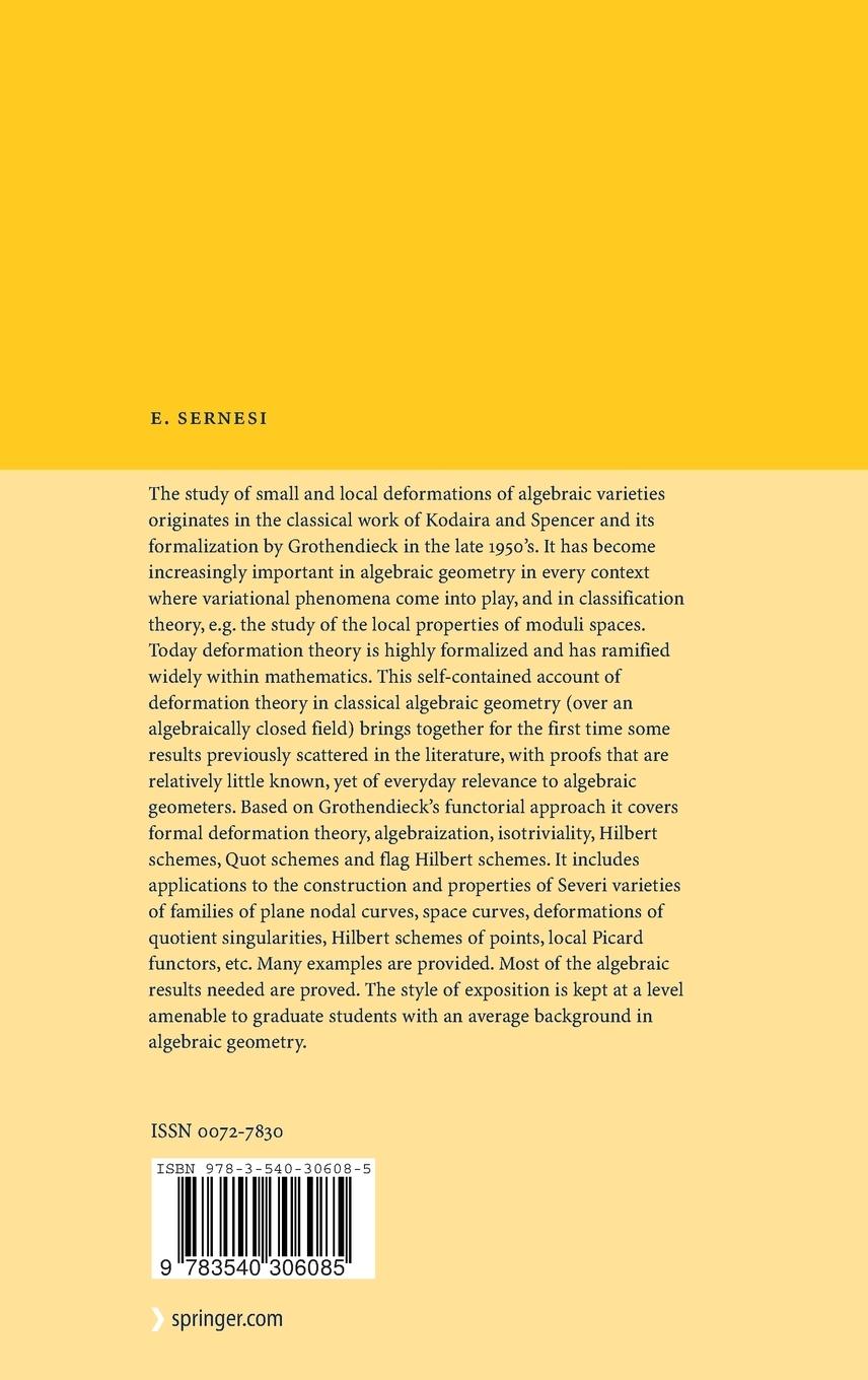 Rückseitencover Deformations of Algebraic Schemes