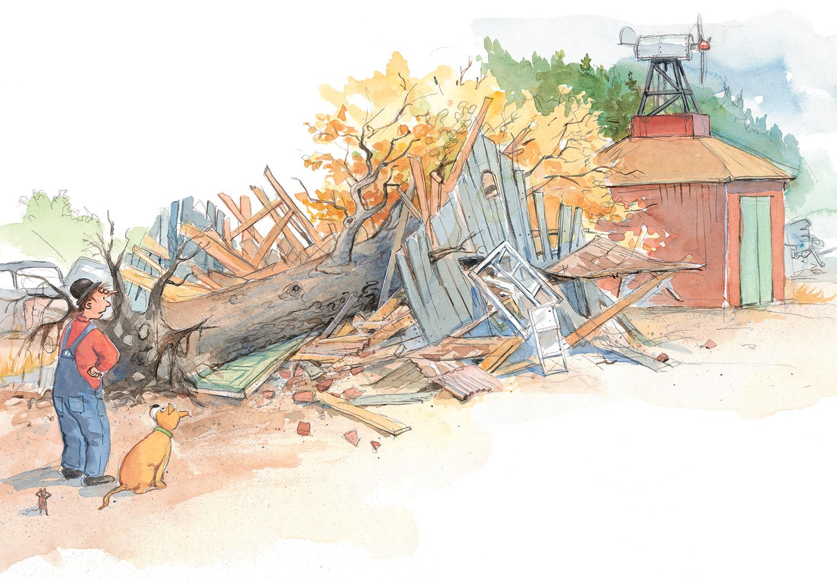 Beispielinhalt (Bild) Willy Werkel baut ein Haus