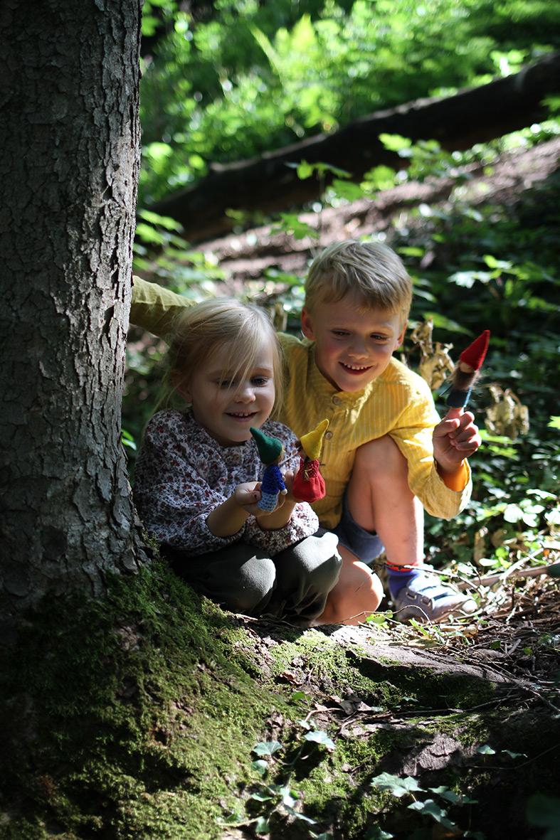 Beispielinhalt (Bild) Fingerpüppchen häkeln und nähen