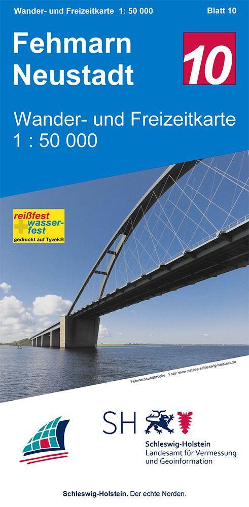 Vorderes Coverbild Fehmarn - Neustadt. Wander- und Freizeitkarte 1:50 000