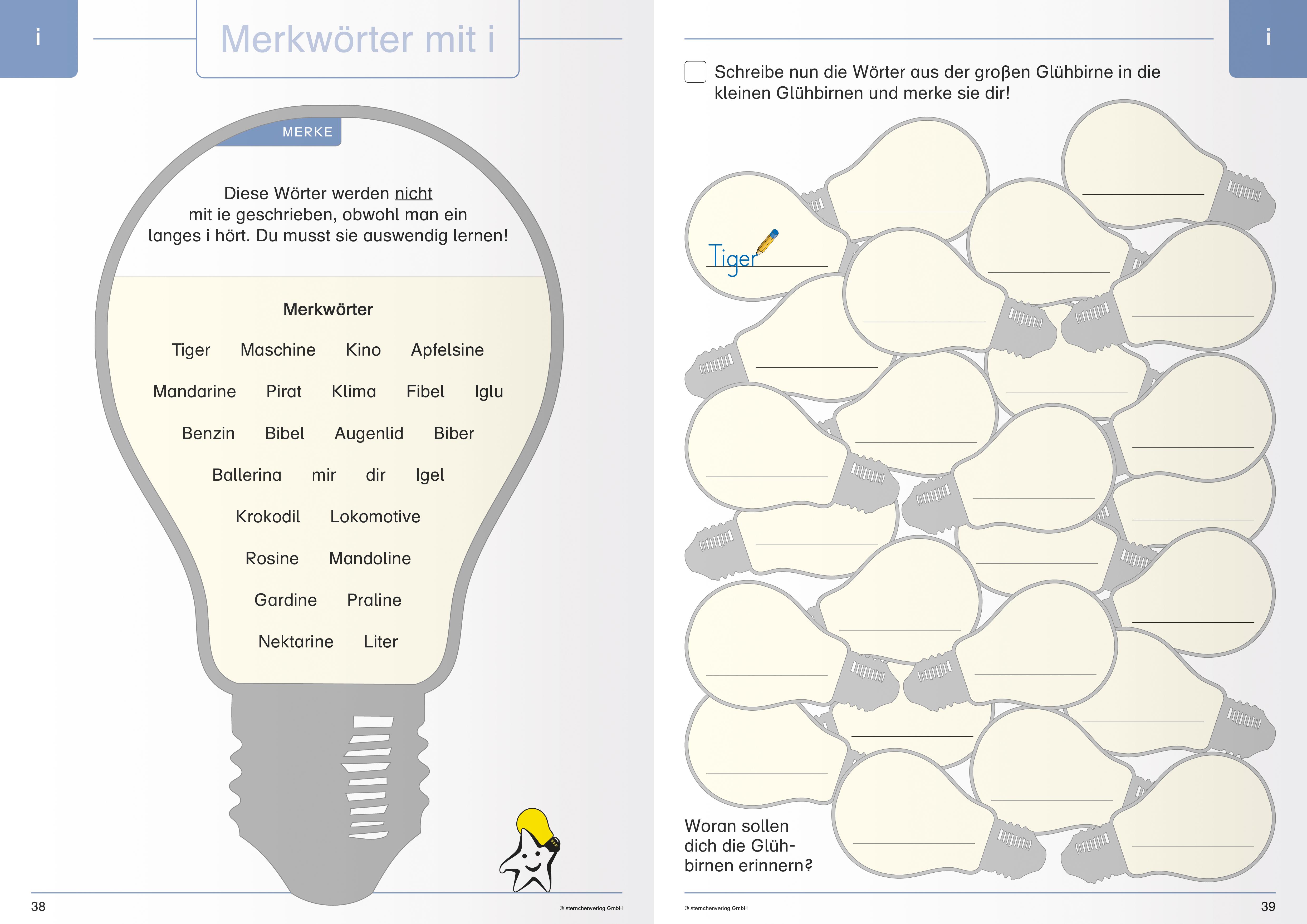 Beispielinhalt (Bild) Ich kann rechtschreiben 1 bis 3 - Schülerarbeitshefte für die 2. bis 4. Klasse