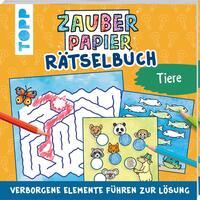 Vorderes Coverbild Zauberpapier Rätselbuch Tiere