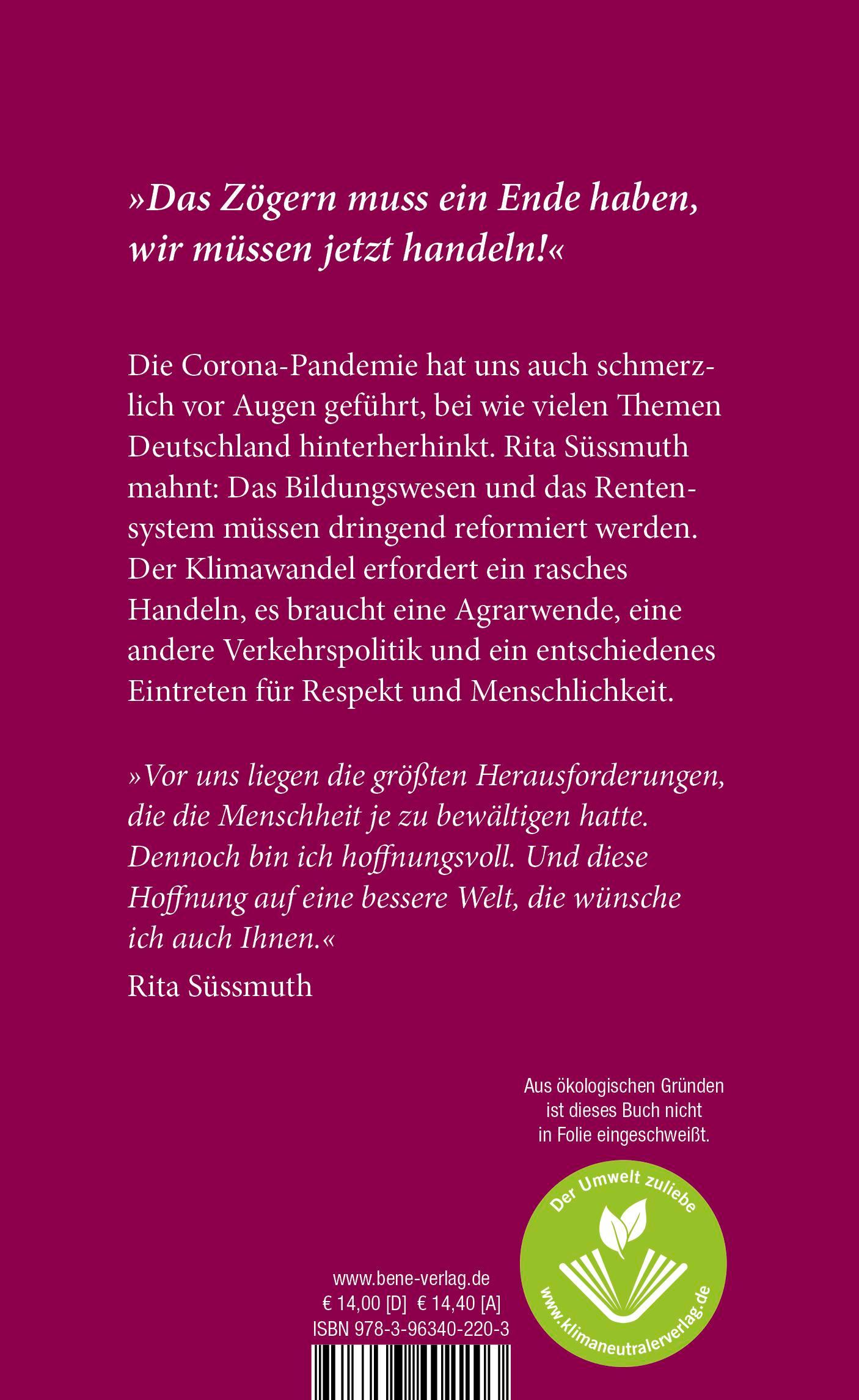 Rückseitencover Keine Zeit mehr, abzuwarten