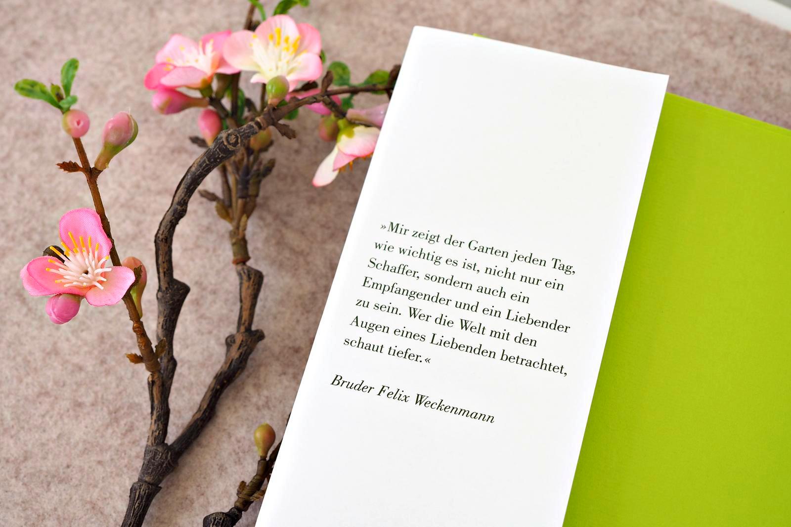 Beispielinhalt (Bild) Das Glück wächst im Garten