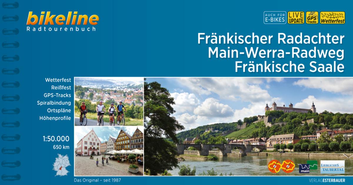 Vorderes Coverbild Fränkischer Radachter . Main-Werra-Radweg . Fränkische Saale