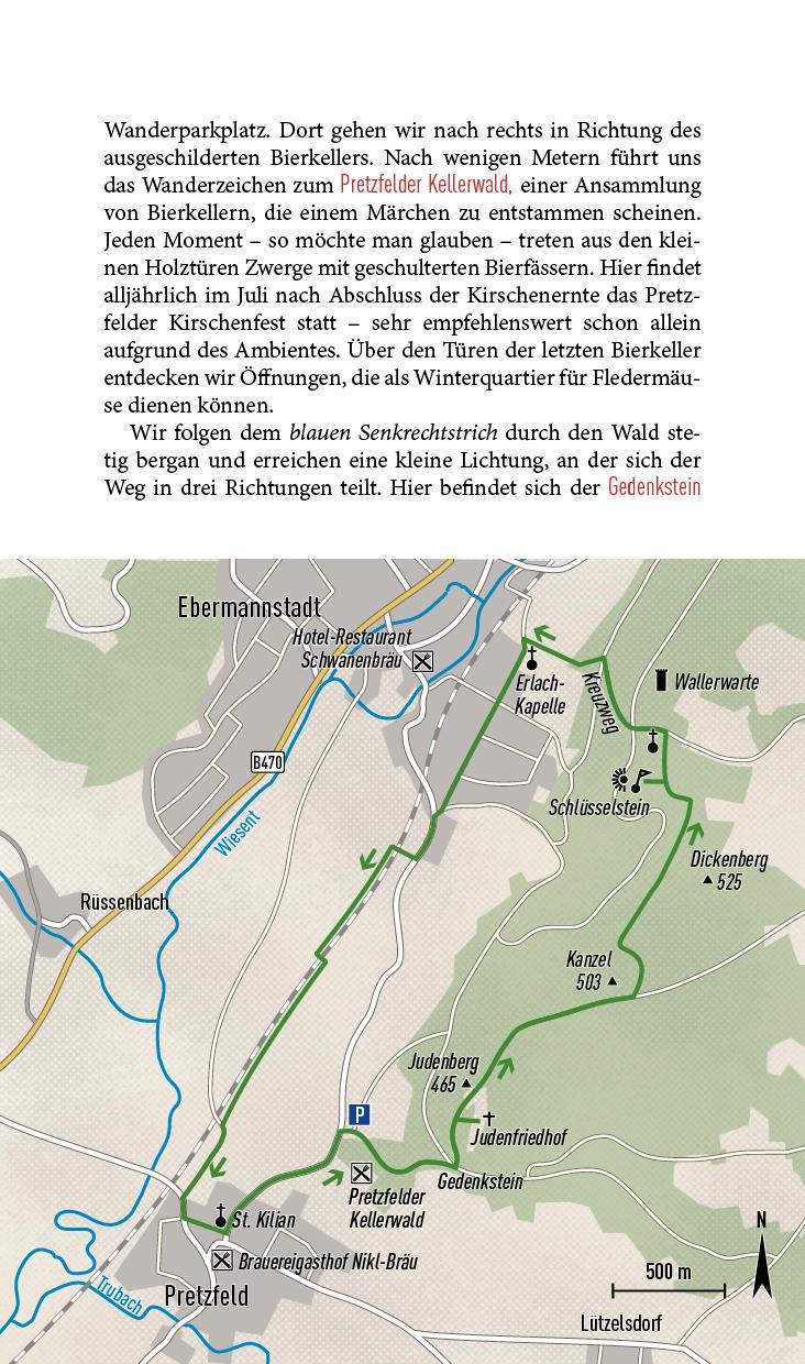 Beispielinhalt (Bild) Der große Ausflugsverführer Franken