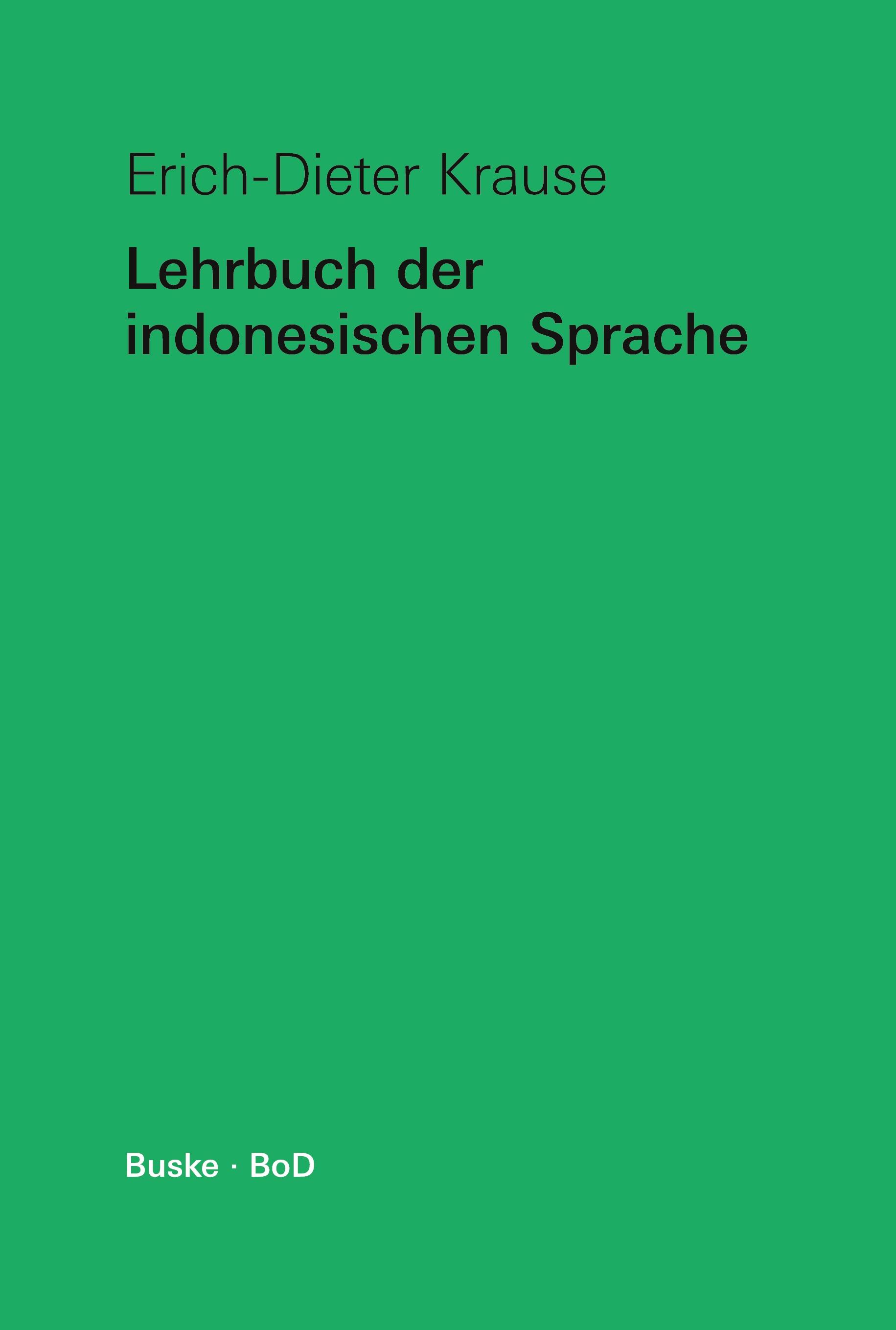 Vorderes Coverbild Lehrbuch der indonesischen Sprache