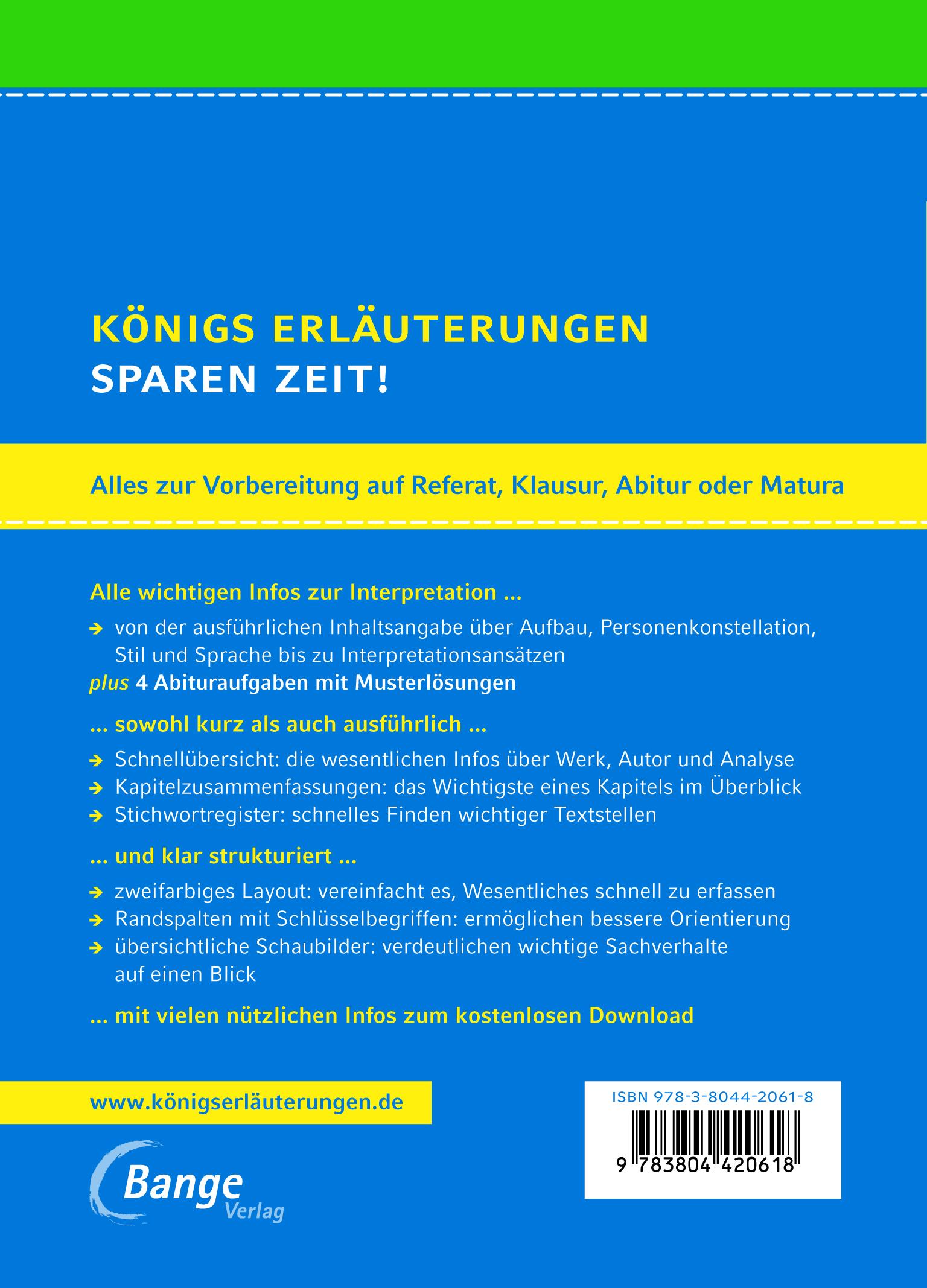 Rückseitencover Antigone von Sophokles