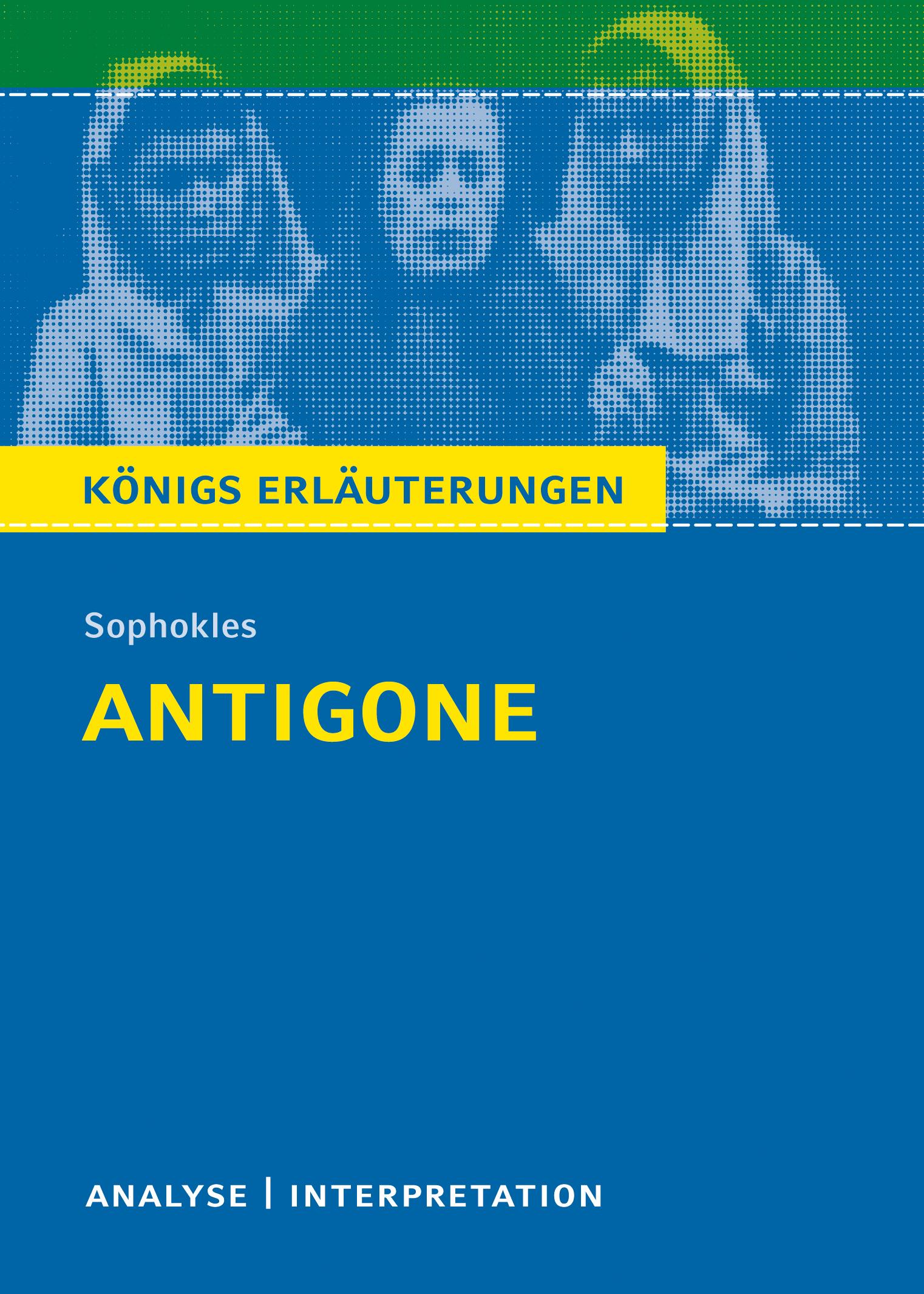 Vorderes Coverbild Antigone von Sophokles