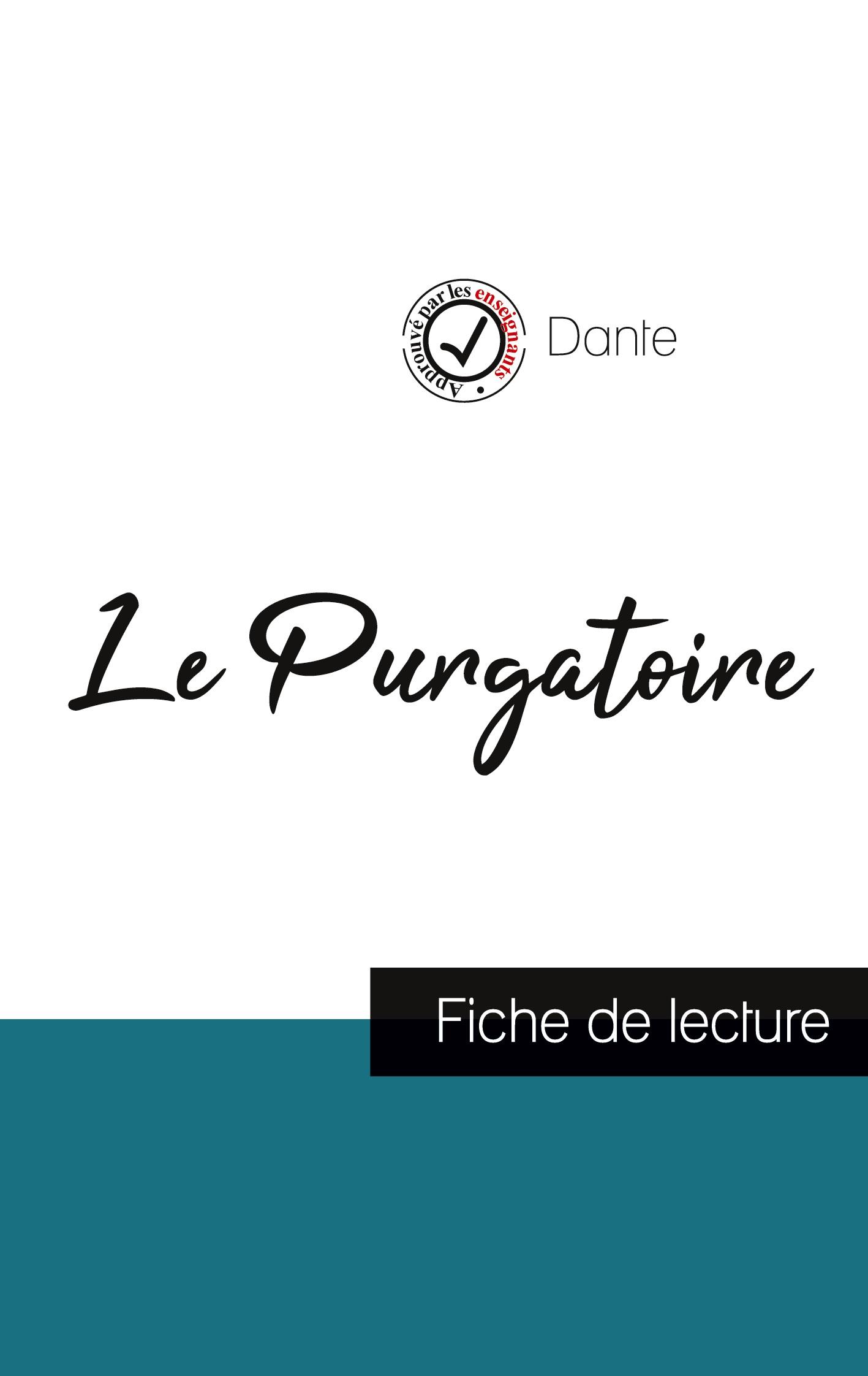 Vorderes Coverbild Le Purgatoire dans La Divine comédie de Dante (fiche de lecture et analyse complète de l'oeuvre)