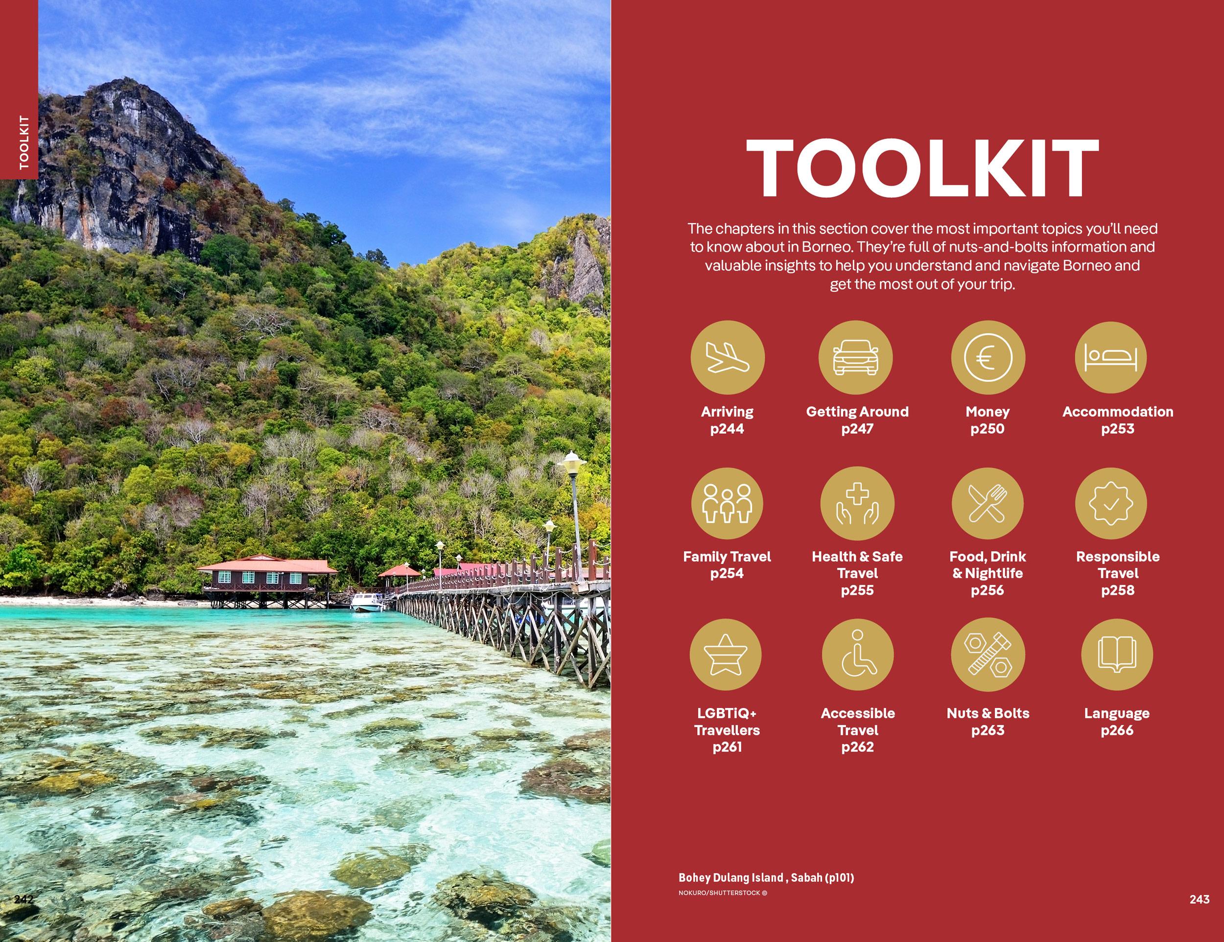 Beispielinhalt (Bild) Lonely Planet Borneo