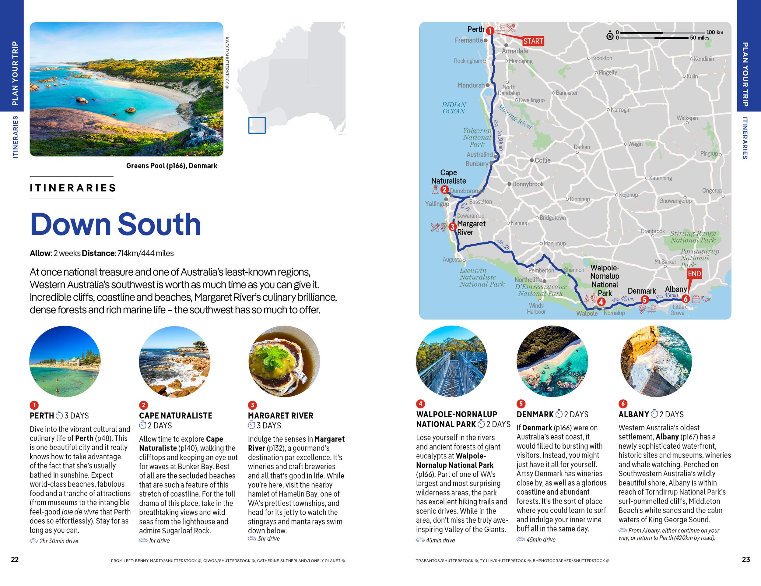Beispielinhalt (Bild) Lonely Planet West Coast Australia