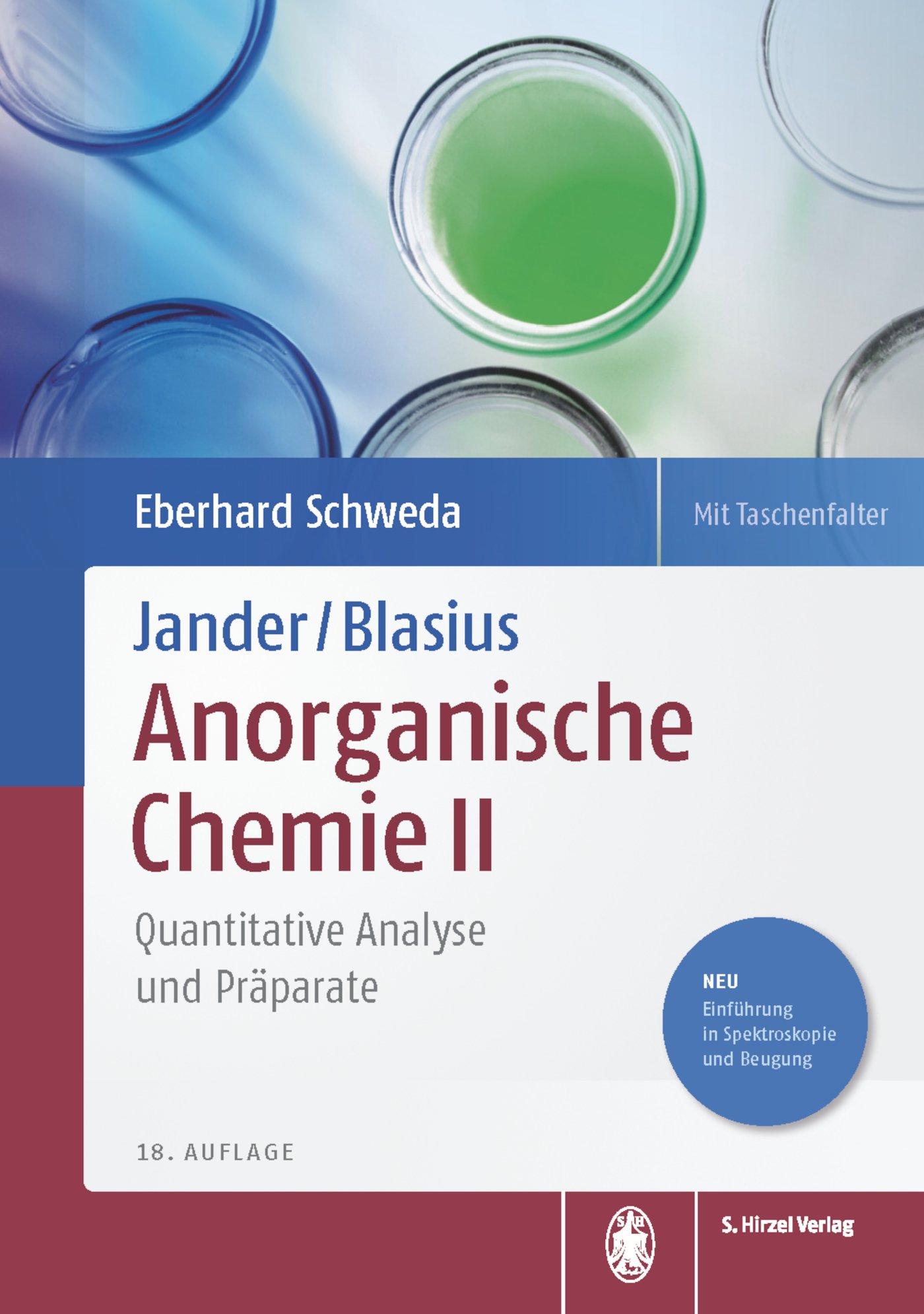 Vorderes Coverbild Jander/Blasius | Anorganische Chemie II