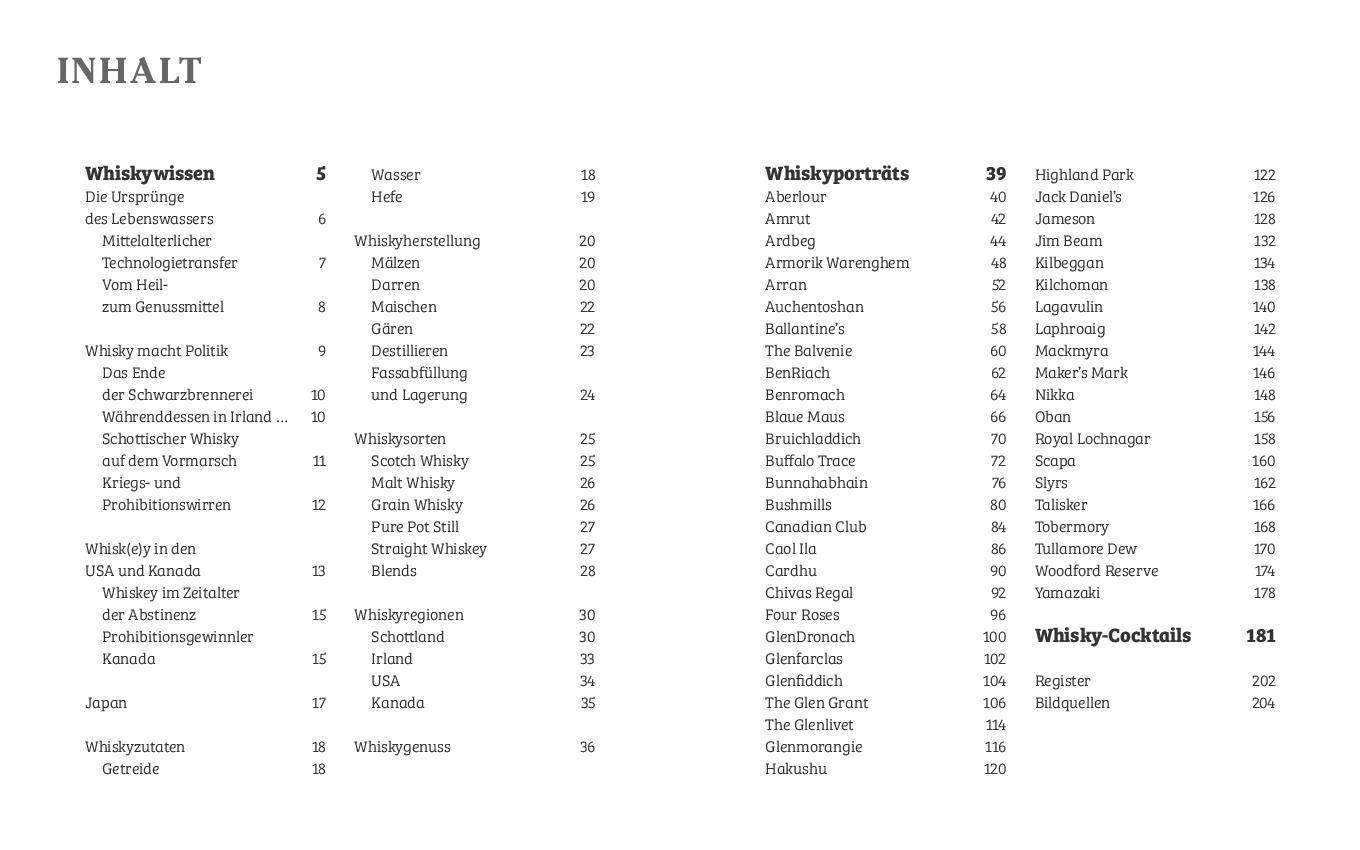 Beispielinhalt (Bild) Whisky