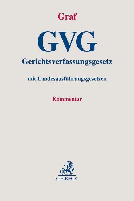 Vorderes Coverbild Gerichtsverfassungsgesetz