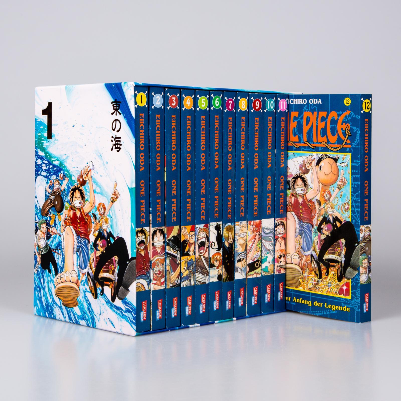 Beispielinhalt (Bild) One Piece Sammelschuber 1: East Blue (inklusive Band 1-12)