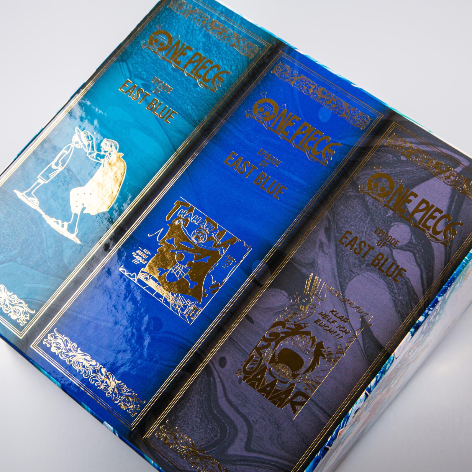 Beispielinhalt (Bild) One Piece Sammelschuber 1: East Blue (inklusive Band 1-12)