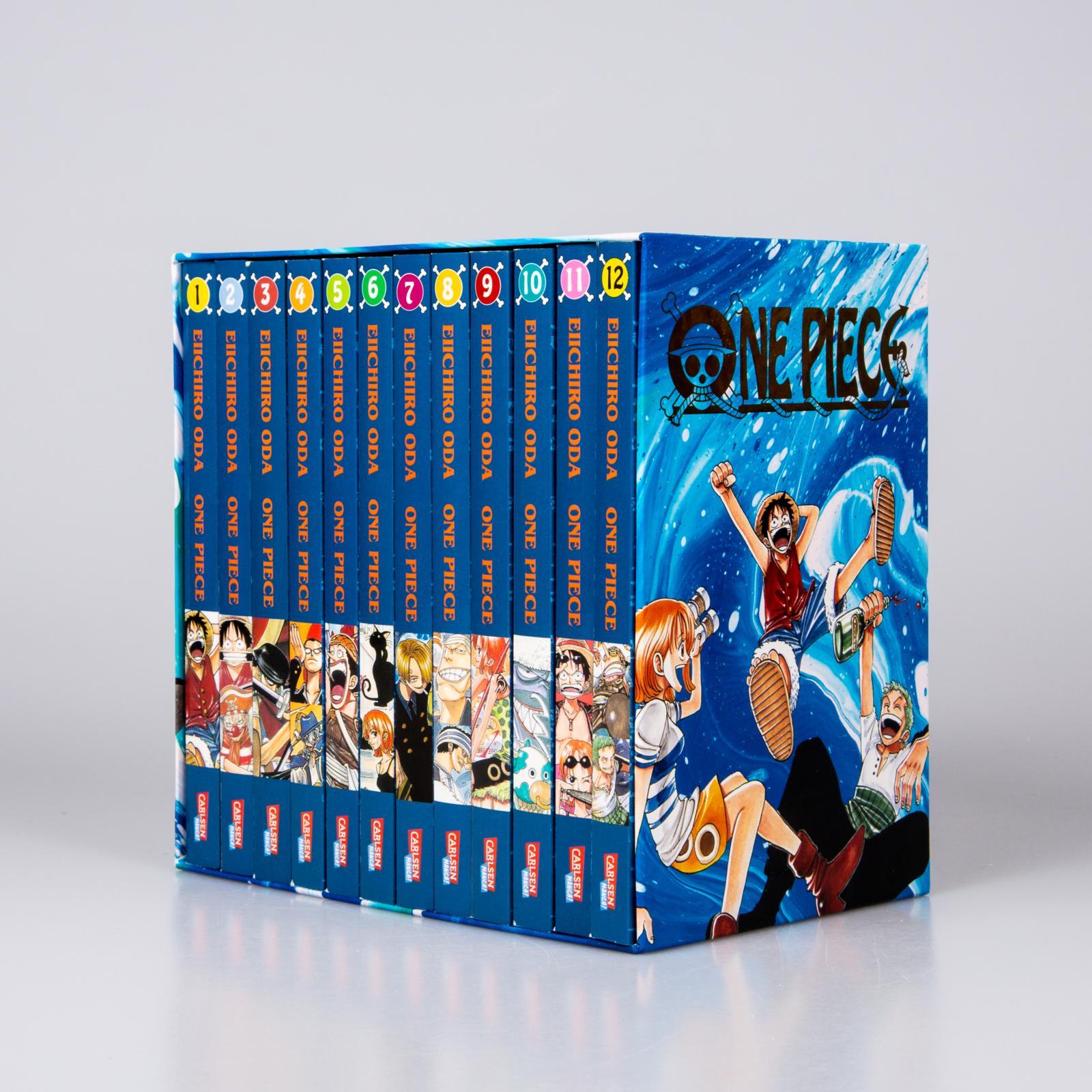 Beispielinhalt (Bild) One Piece Sammelschuber 1: East Blue (inklusive Band 1-12)