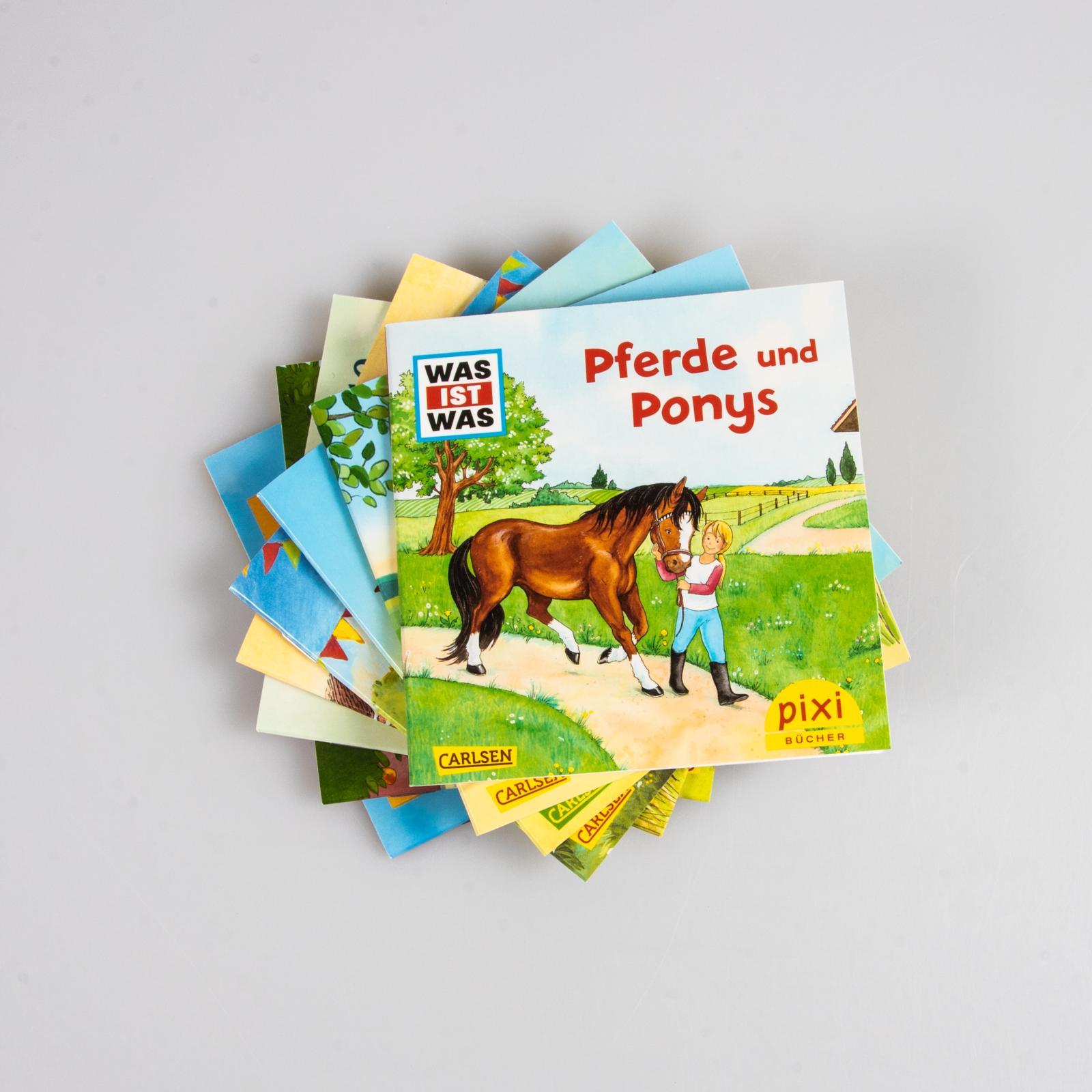 Beispielinhalt (Bild) Pixi-8er-Set 284: Pixis bunter Ponyhof (8x1 Exemplar)