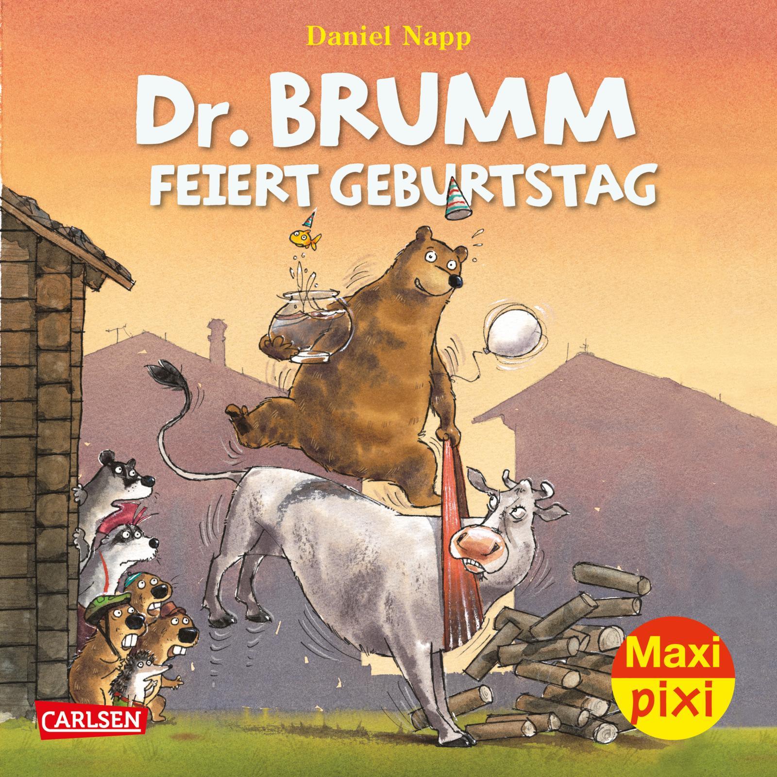 Vorderes Coverbild Maxi Pixi 373: VE 5: Dr. Brumm feiert Geburtstag (5 Exemplare)