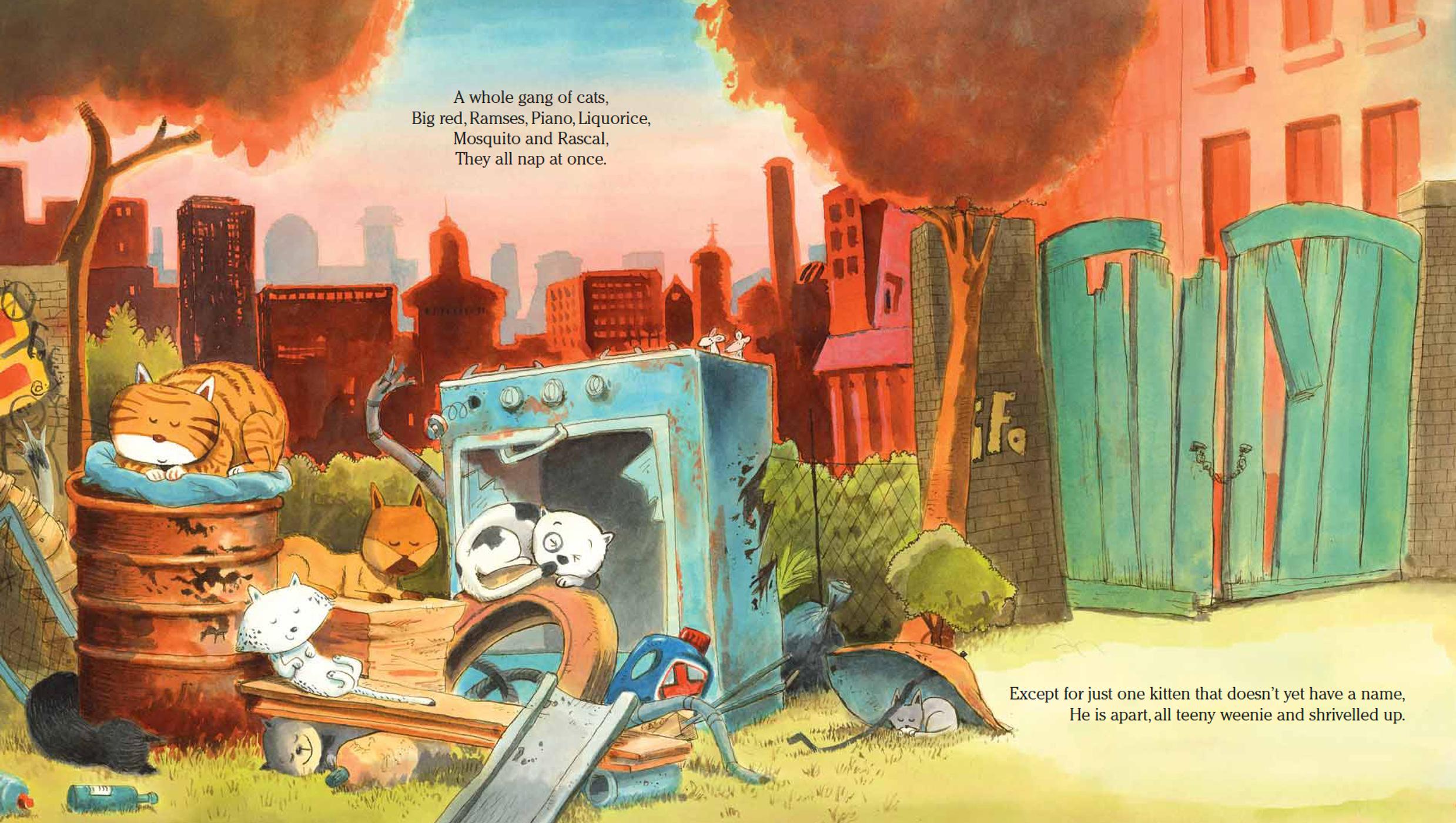 Beispielinhalt (Bild) Die Katzenbande