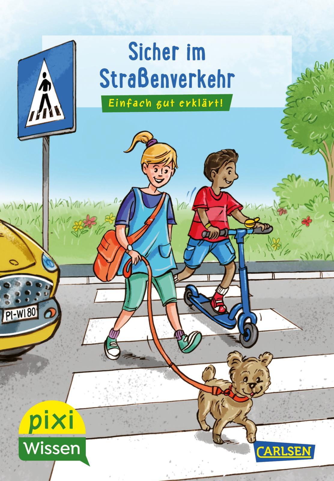 Vorderes Coverbild Pixi Wissen 80: VE 5 Sicher im Straßenverkehr