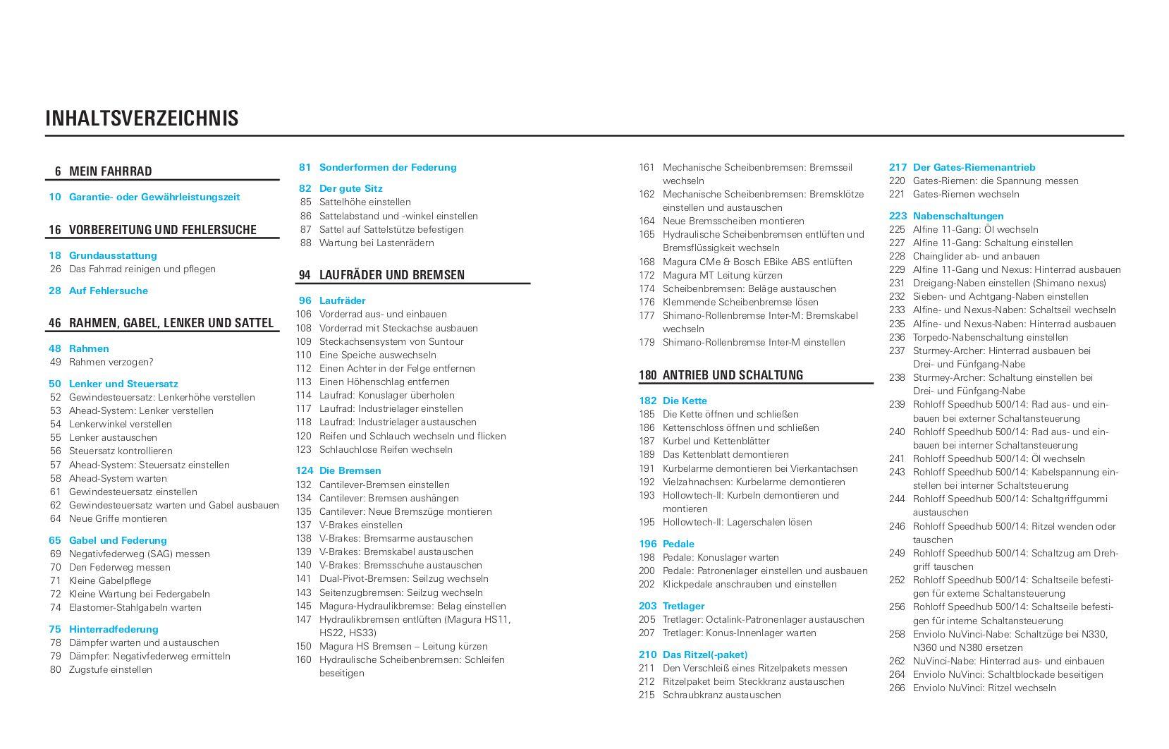 Beispielinhalt (Bild) Fahrradreparaturen