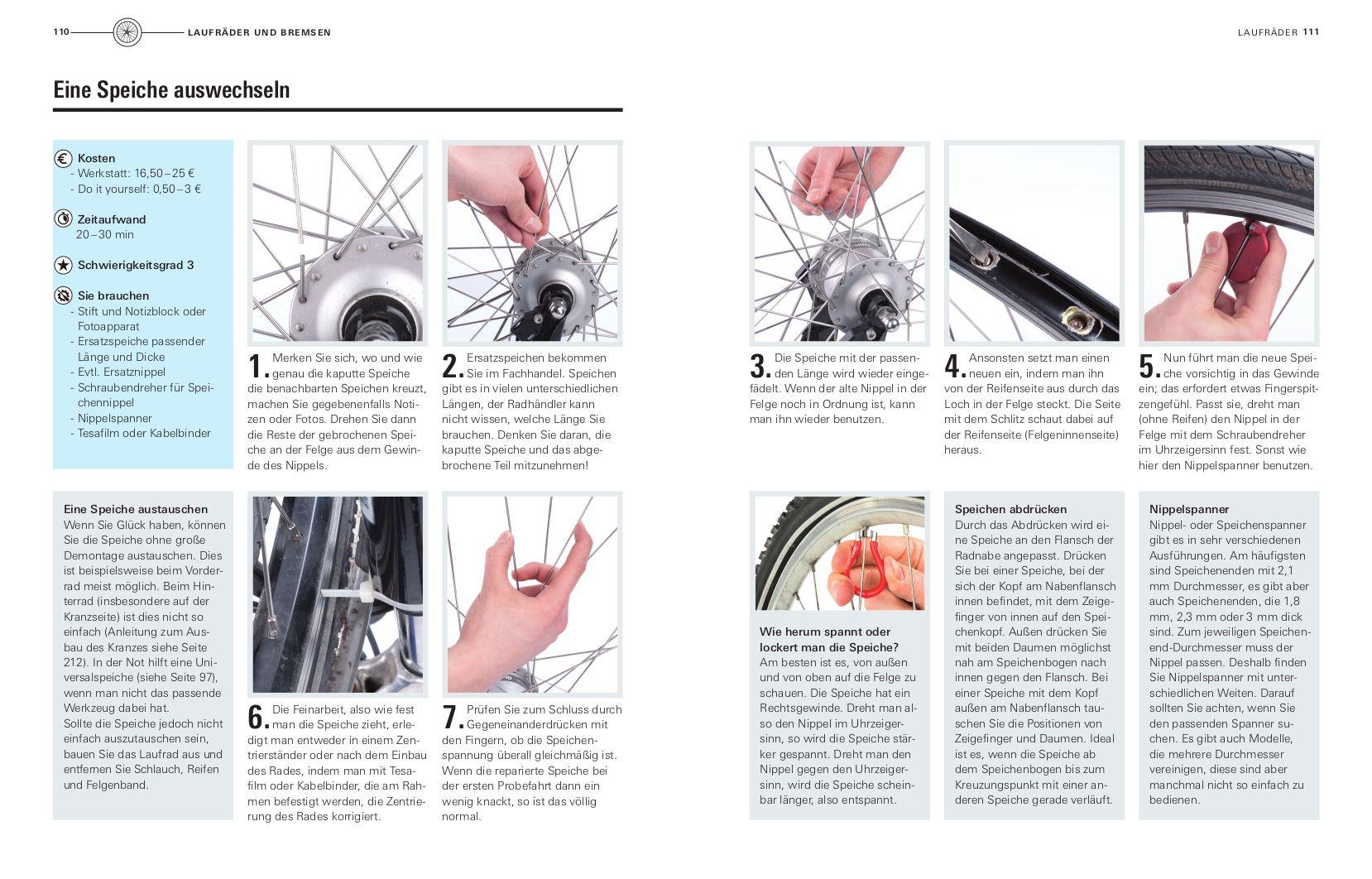 Beispielinhalt (Bild) Fahrradreparaturen