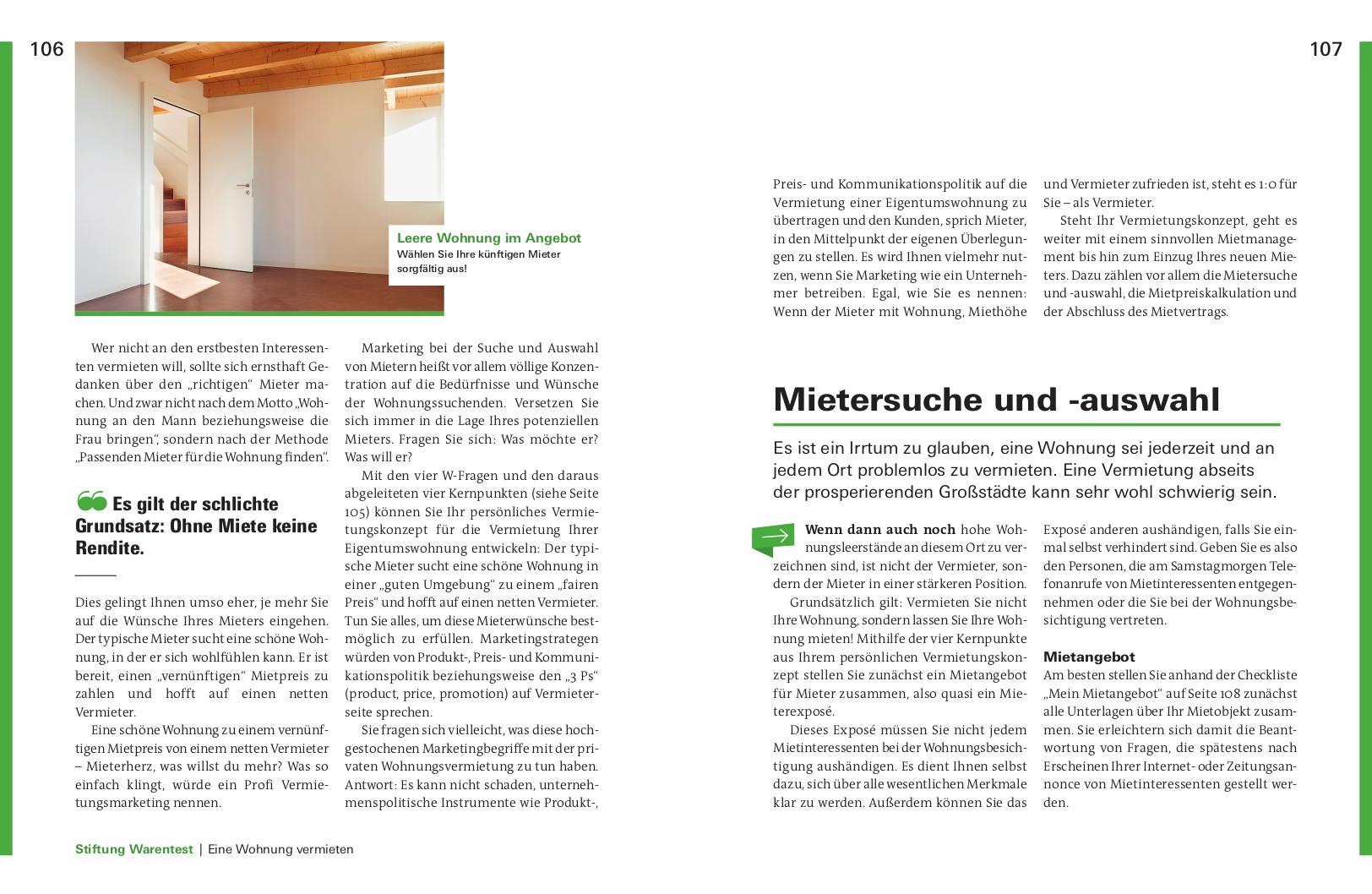 Beispielinhalt (Bild) Immobilien verwalten und vermieten