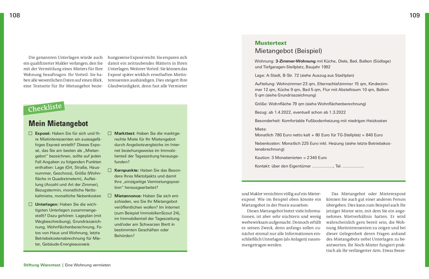 Beispielinhalt (Bild) Immobilien verwalten und vermieten
