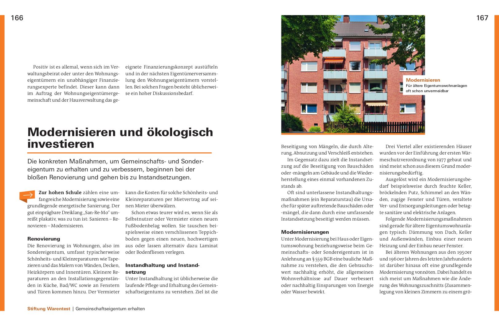 Beispielinhalt (Bild) Immobilien verwalten und vermieten