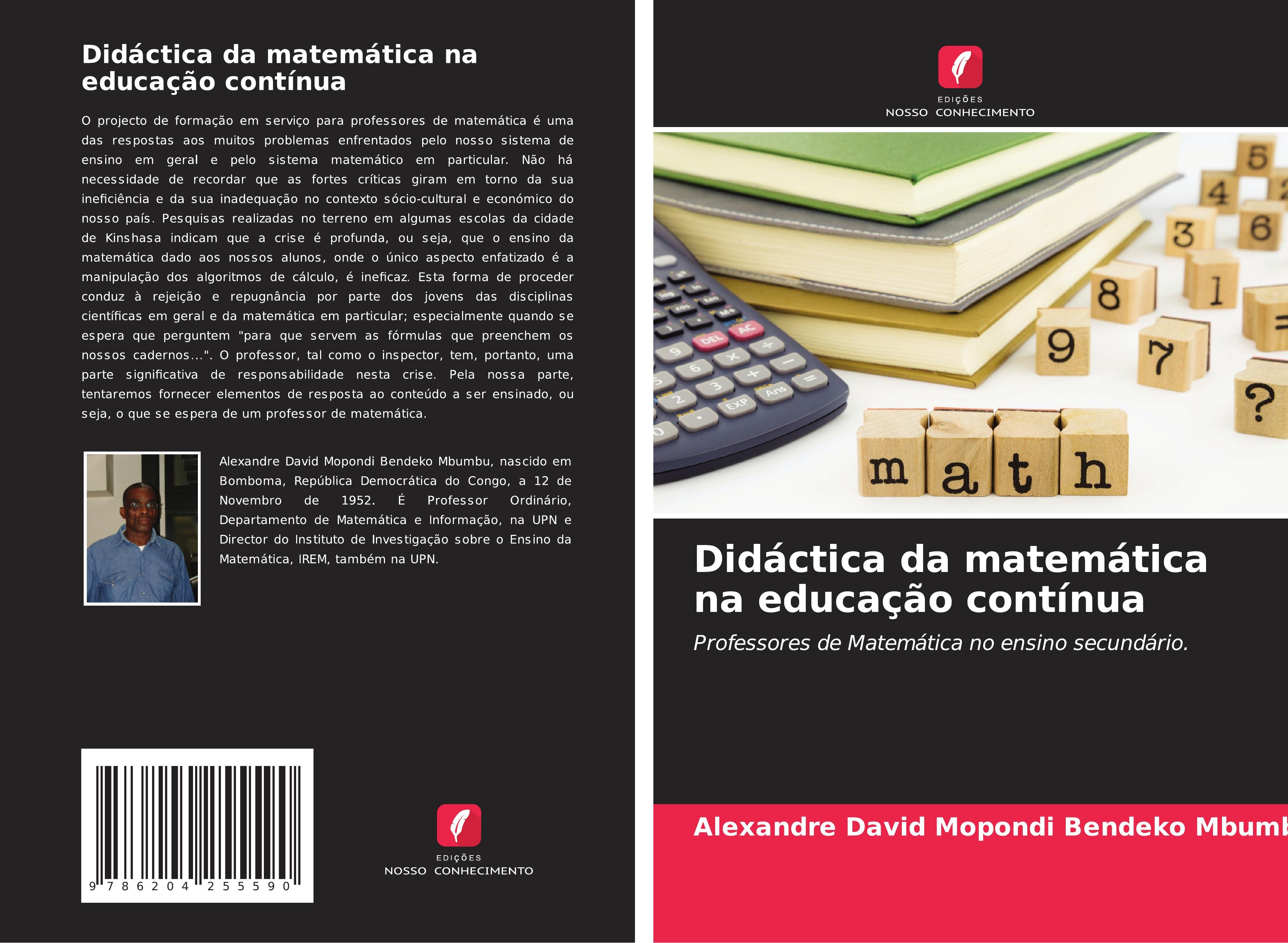 Vorderes Coverbild Didáctica da matemática na educação contínua