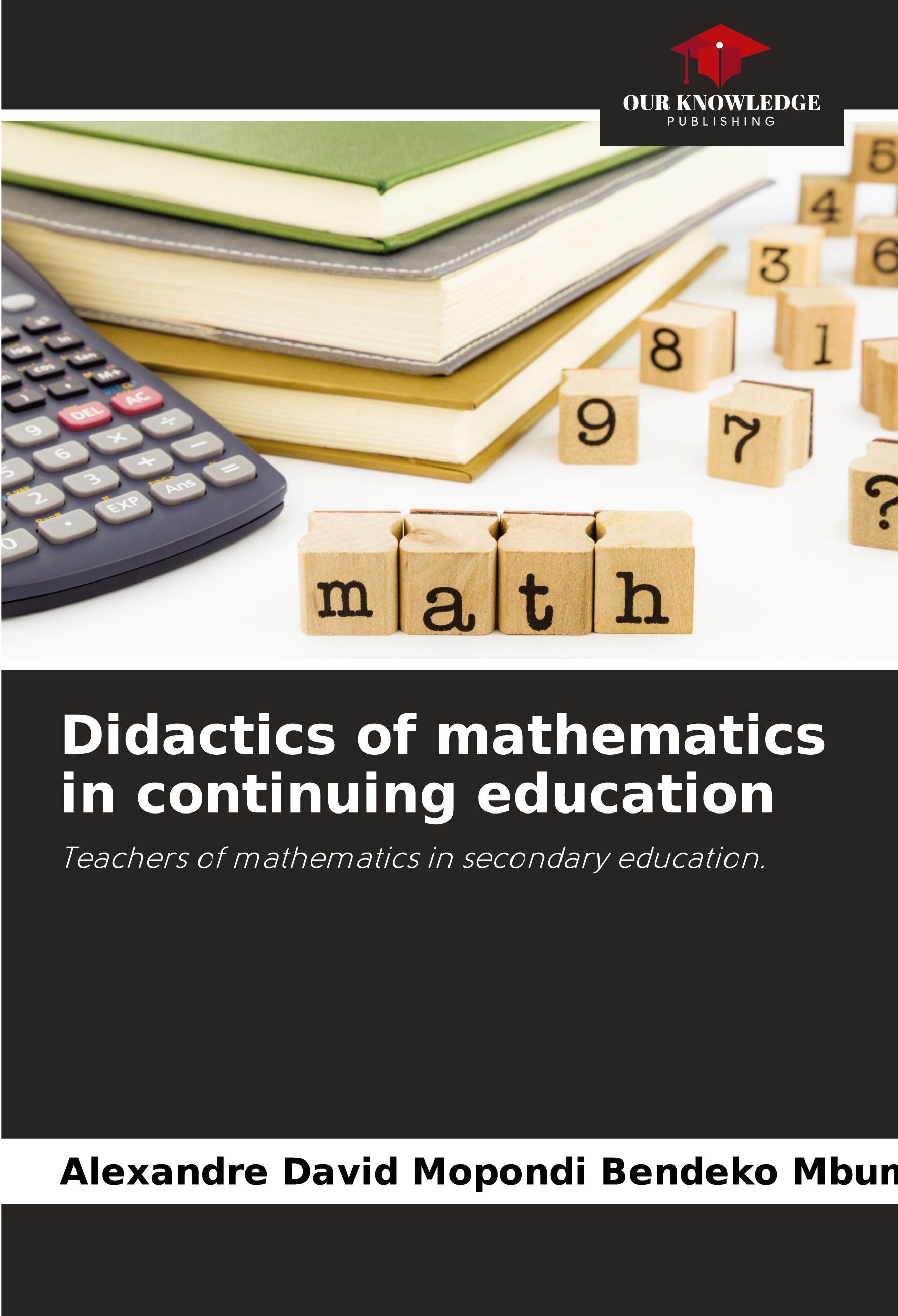 Vorderes Coverbild Didactics of mathematics in continuing education