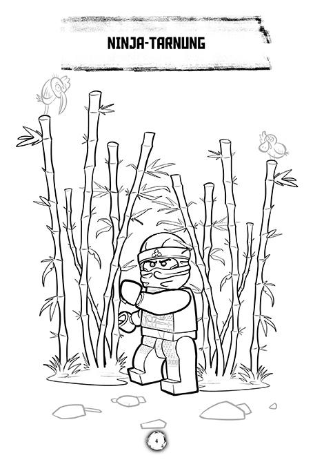 Beispielinhalt (Bild) LEGO® NINJAGO® - Mein Maxi Mal- und Rätselblock