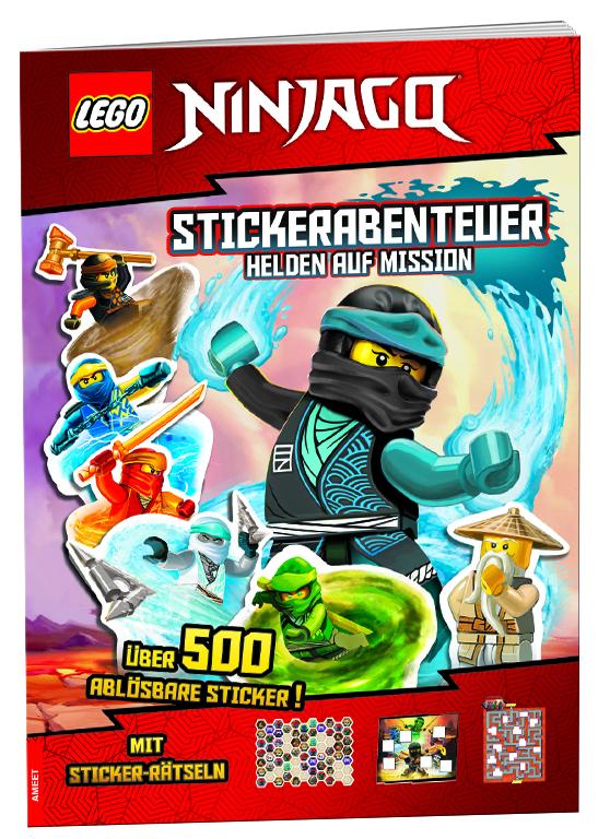 Vorderes Coverbild LEGO® NINJAGO® - Stickerabenteuer - Helden auf Mission