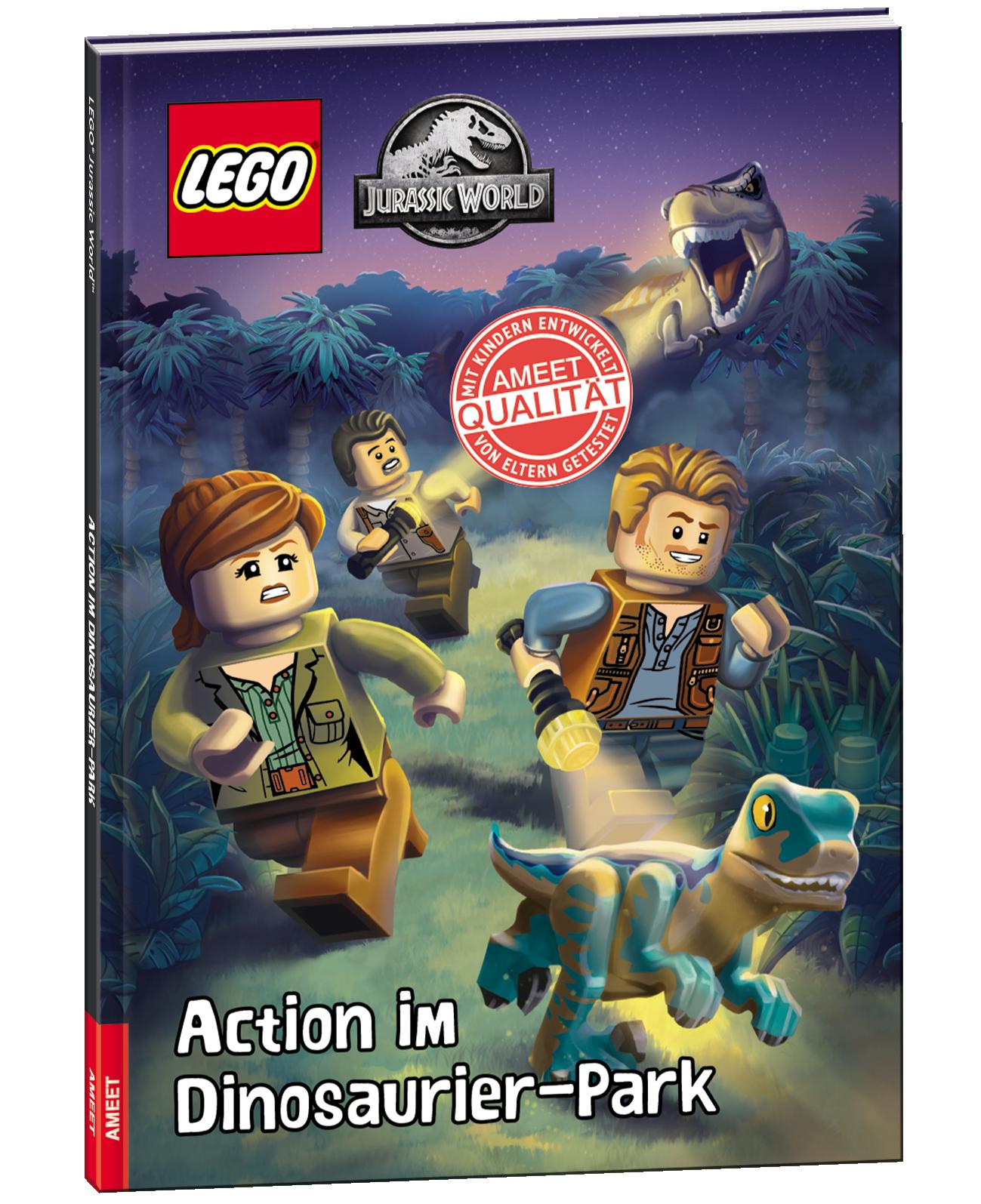 Vorderes Coverbild LEGO® Jurassic World(TM) - Action im Dinosaurier-Park