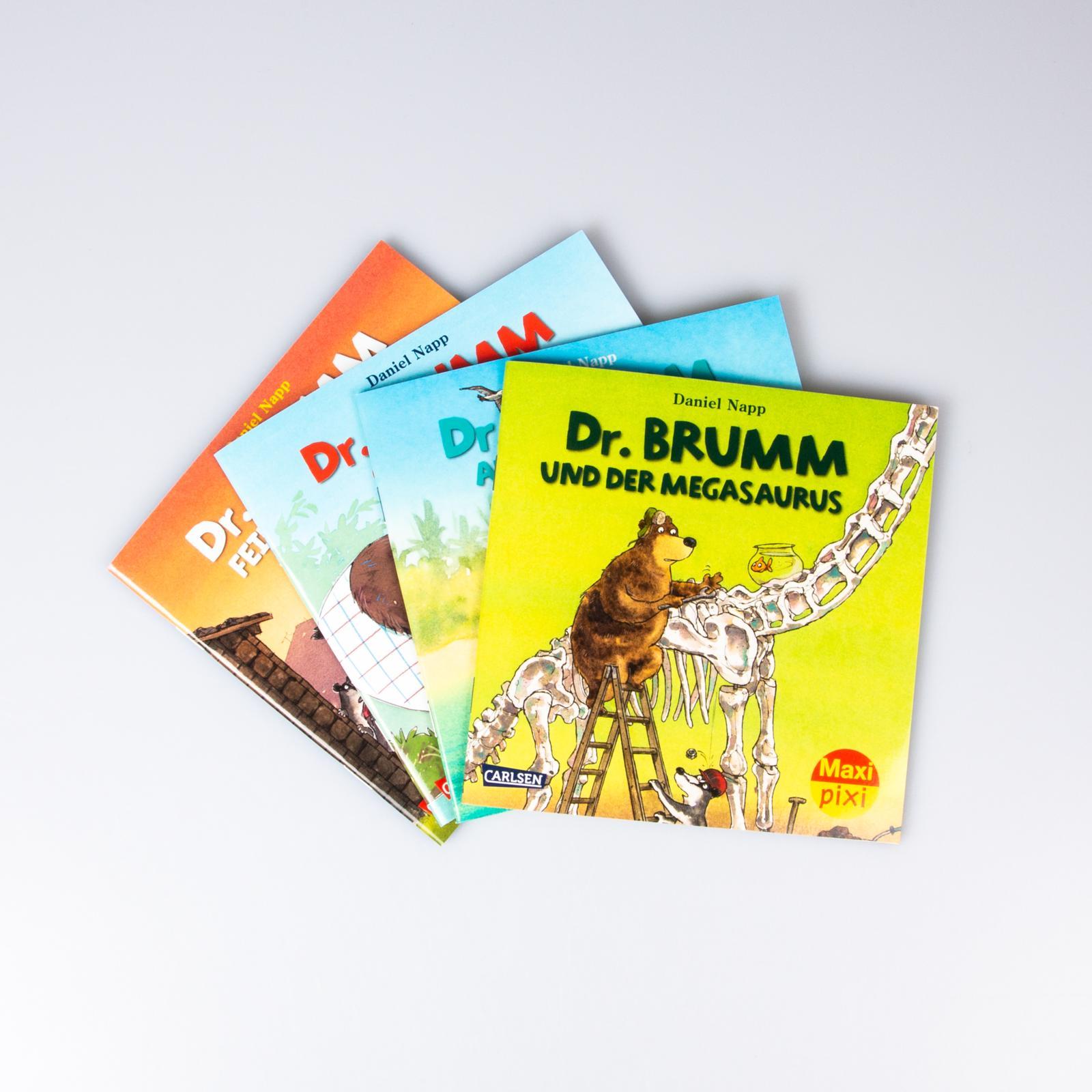Beispielinhalt (Bild) Maxi-Pixi-4er-Set 91: Neues von Dr. Brumm (4x1 Exemplar)