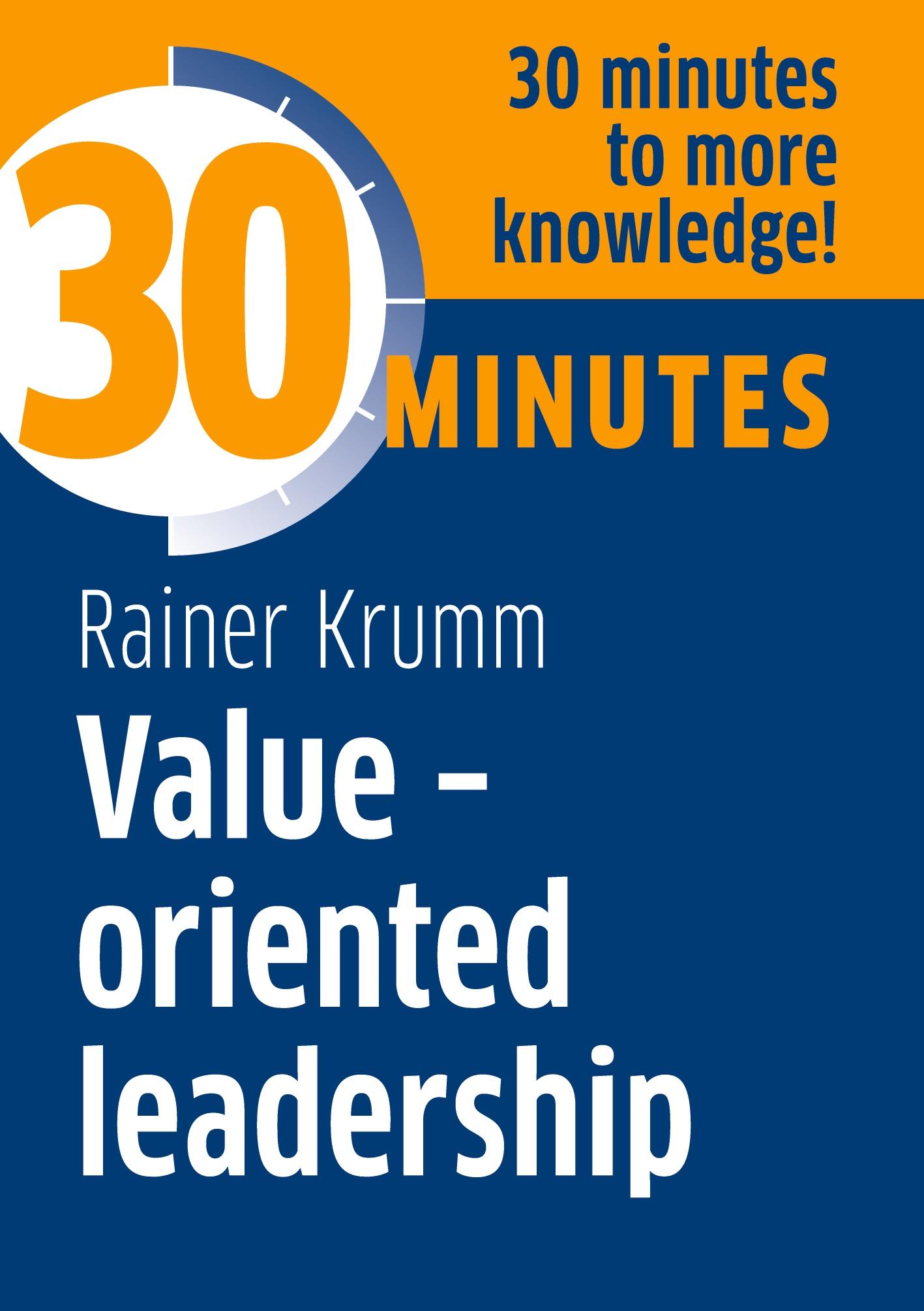 Vorderes Coverbild Value-oriented leadership