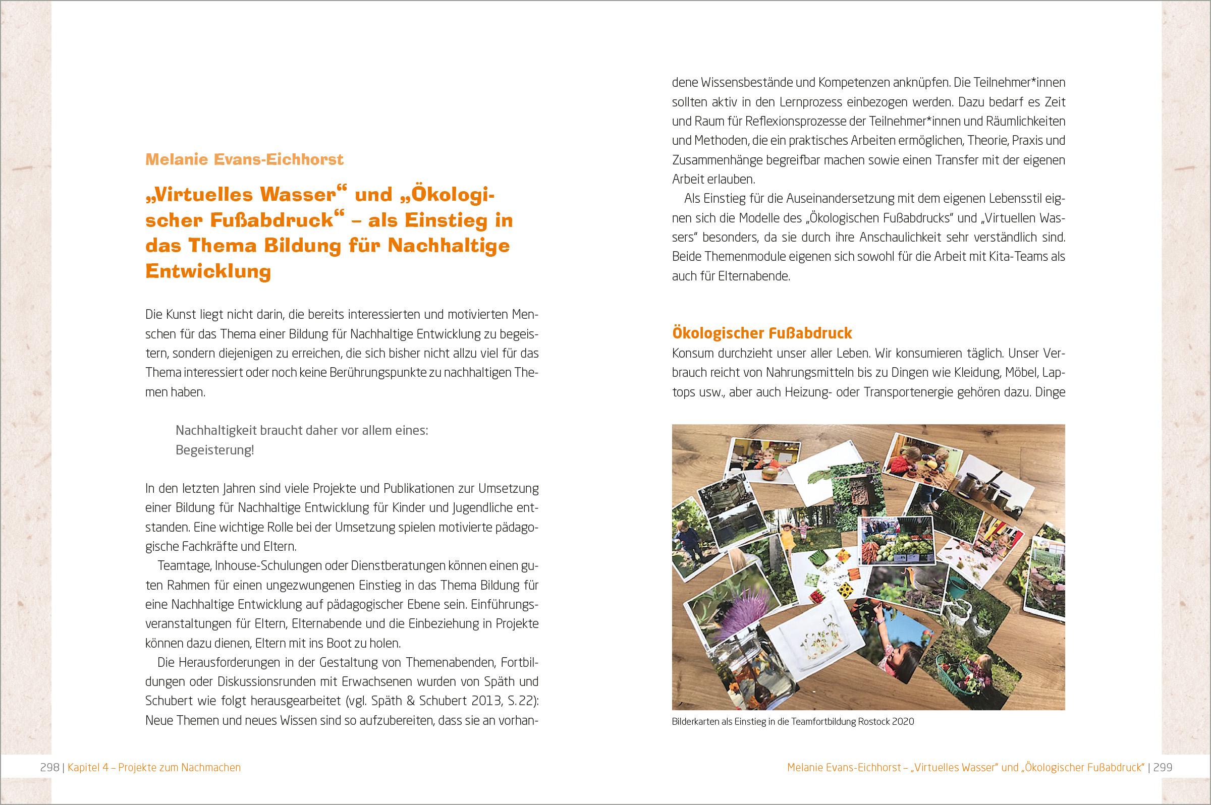 Beispielinhalt (Bild) BNE in der Kita