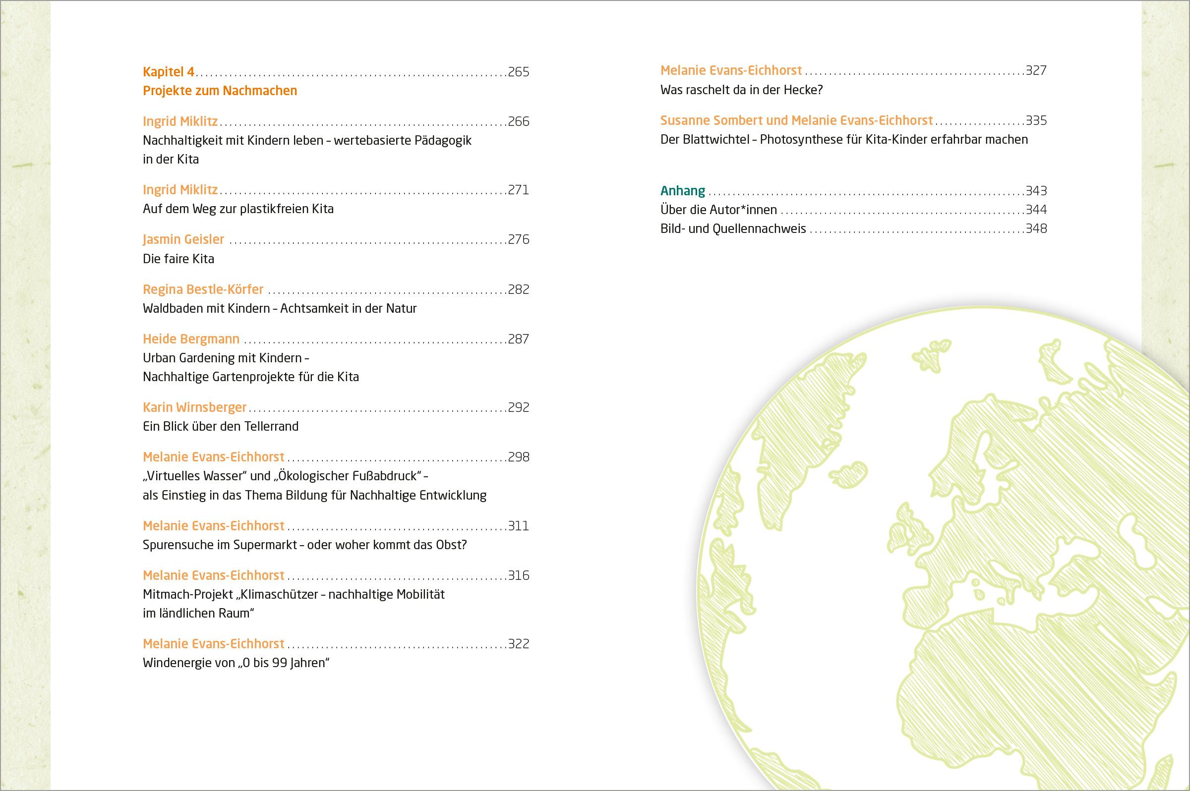 Beispielinhalt (Bild) BNE in der Kita