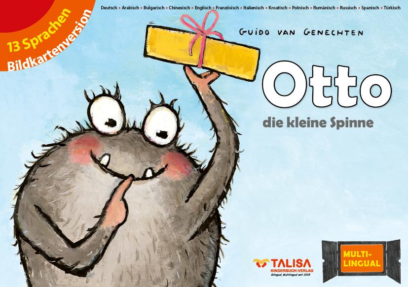 Vorderes Coverbild Otto - die kleine Spinne, Bildkartenversion