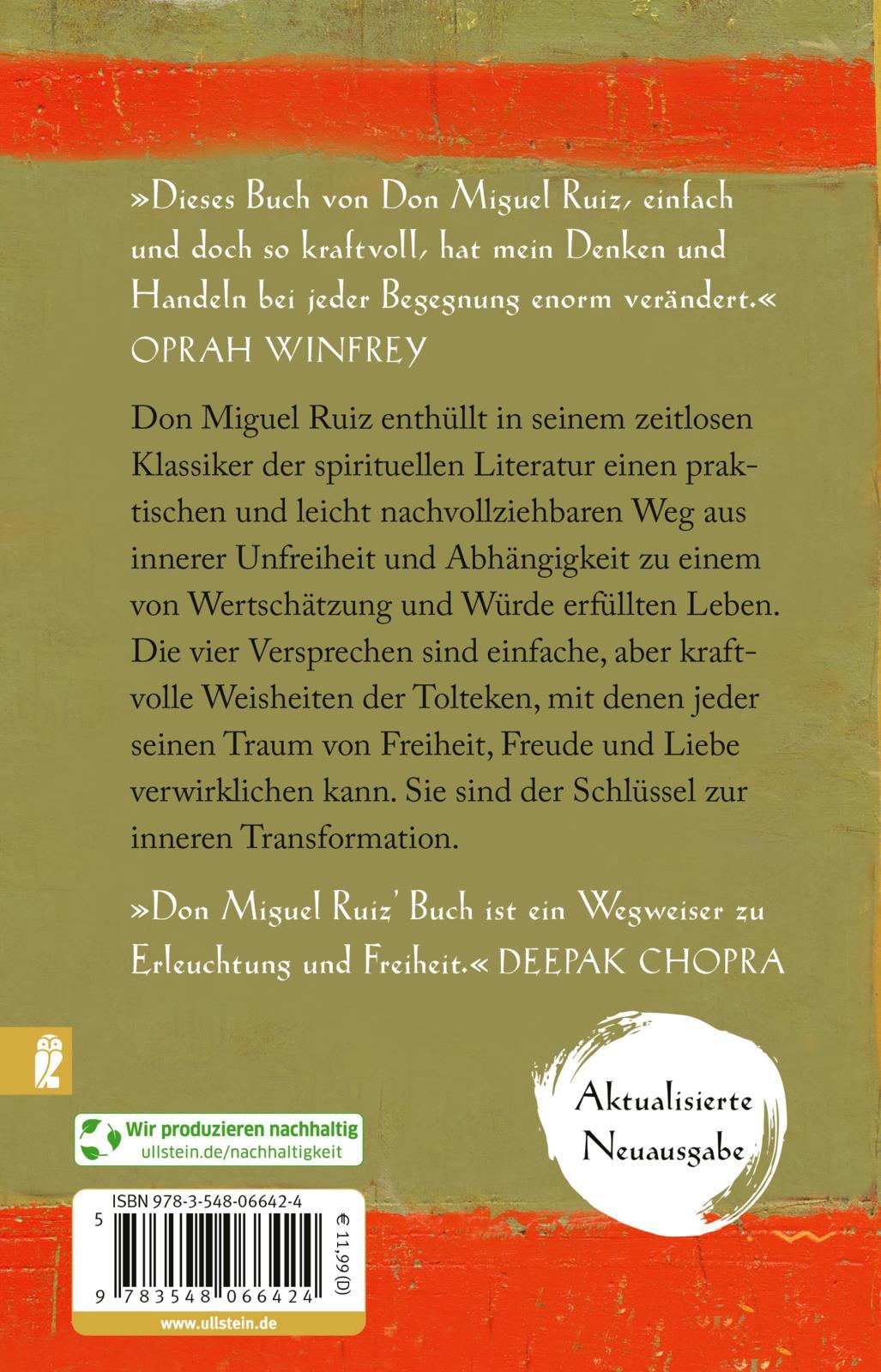 Rückseitencover Die vier Versprechen