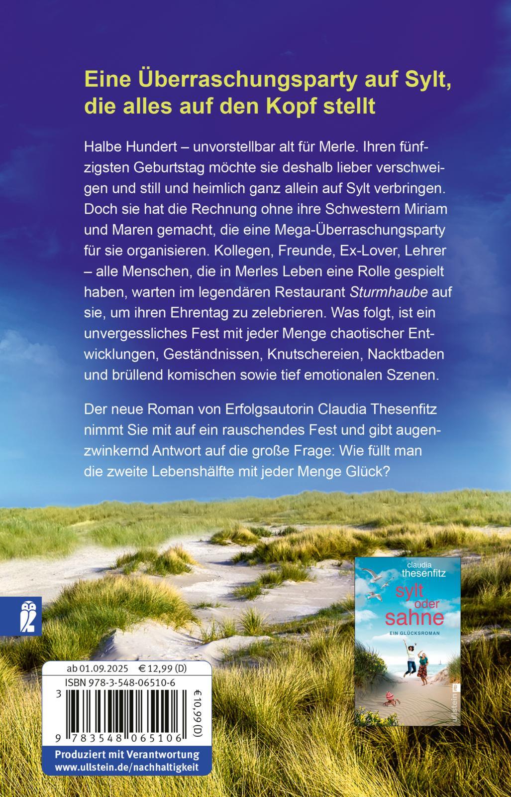 Rückseitencover Schlaflos auf Sylt