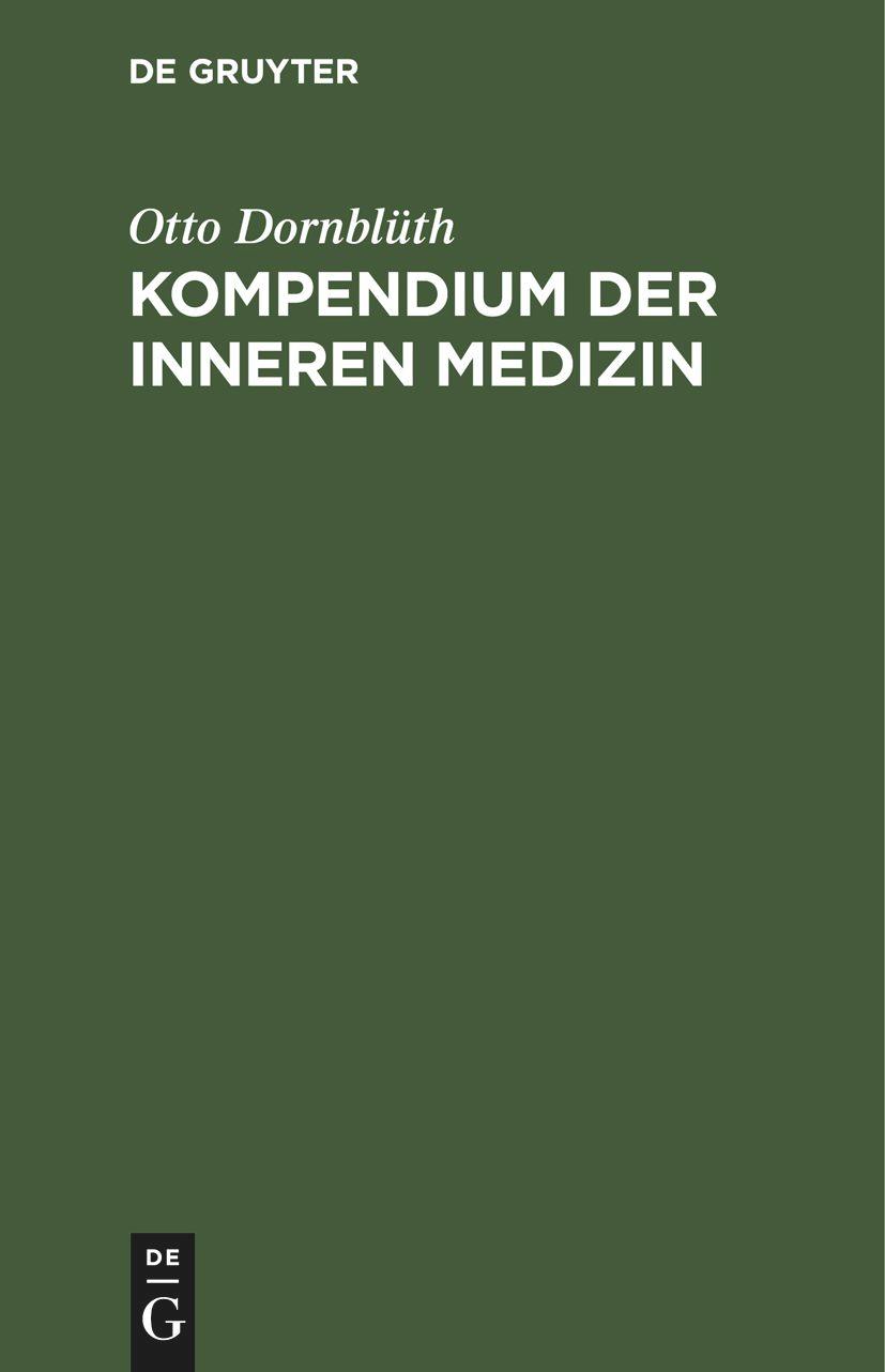 Vorderes Coverbild Kompendium der Inneren Medizin